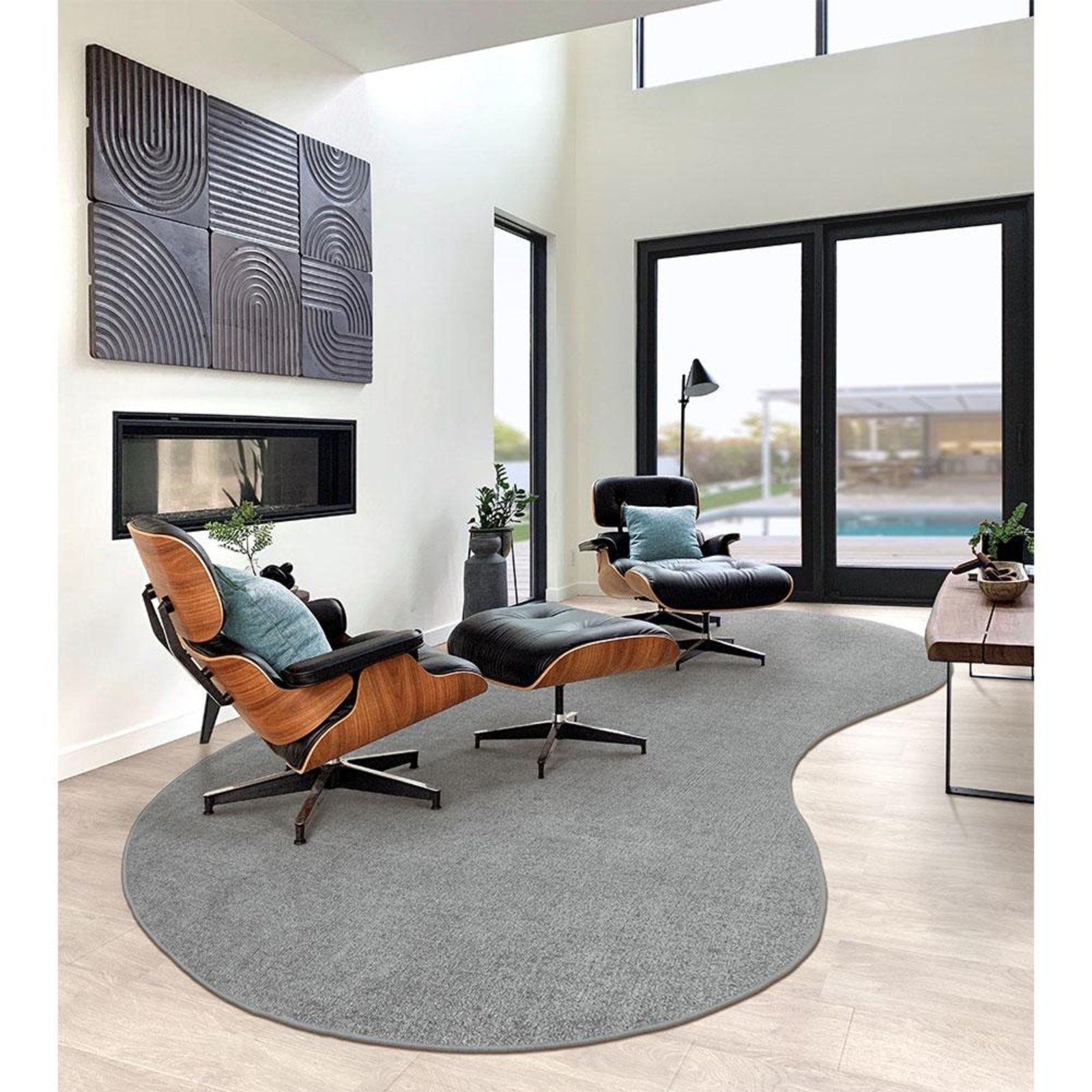 Tapete Elegant Feijão Light 195x295cm Tapetes São Carlos