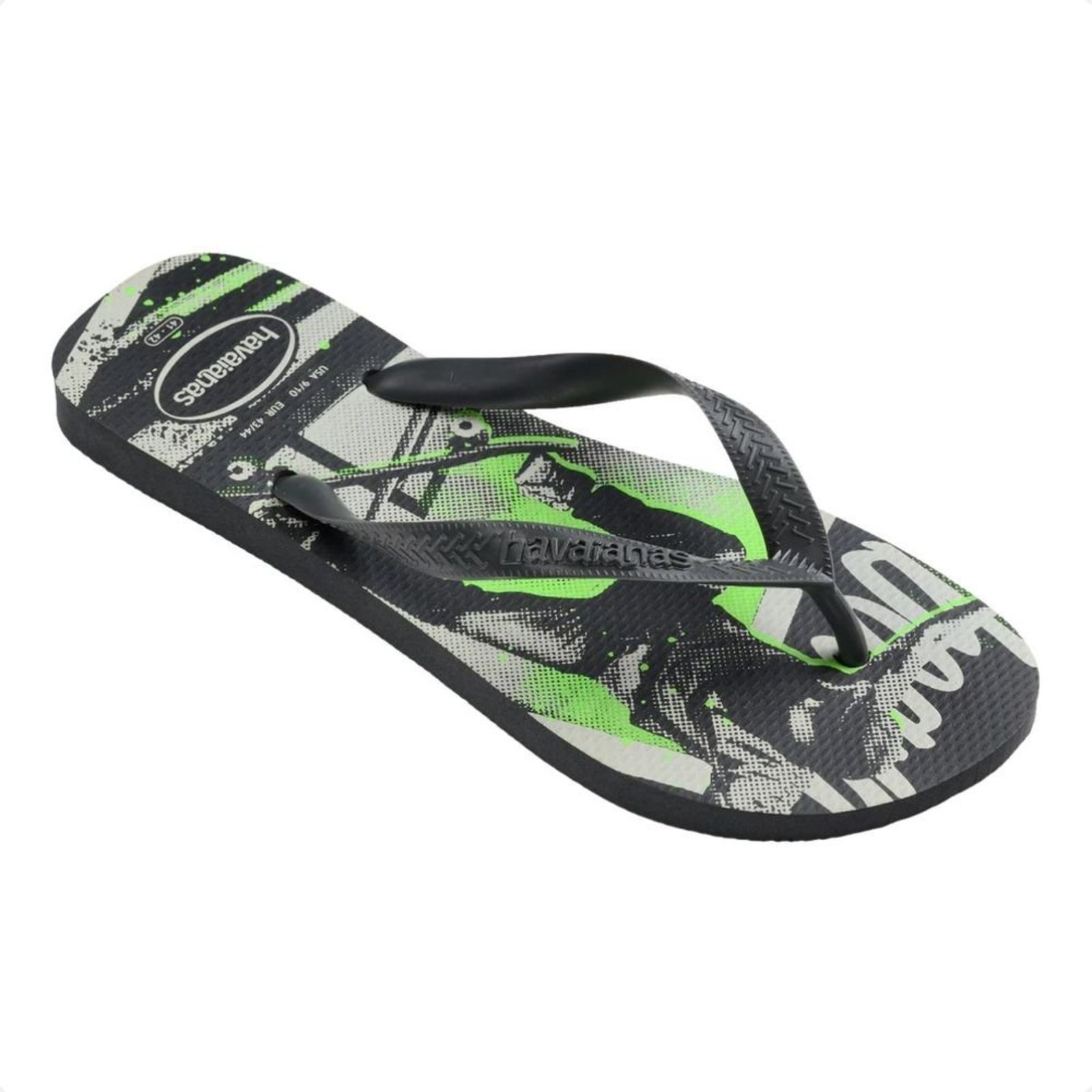 Vista 3 Chinelo Masculino Dedo Havaianas Top Athletic cinza Havaianas cinza
