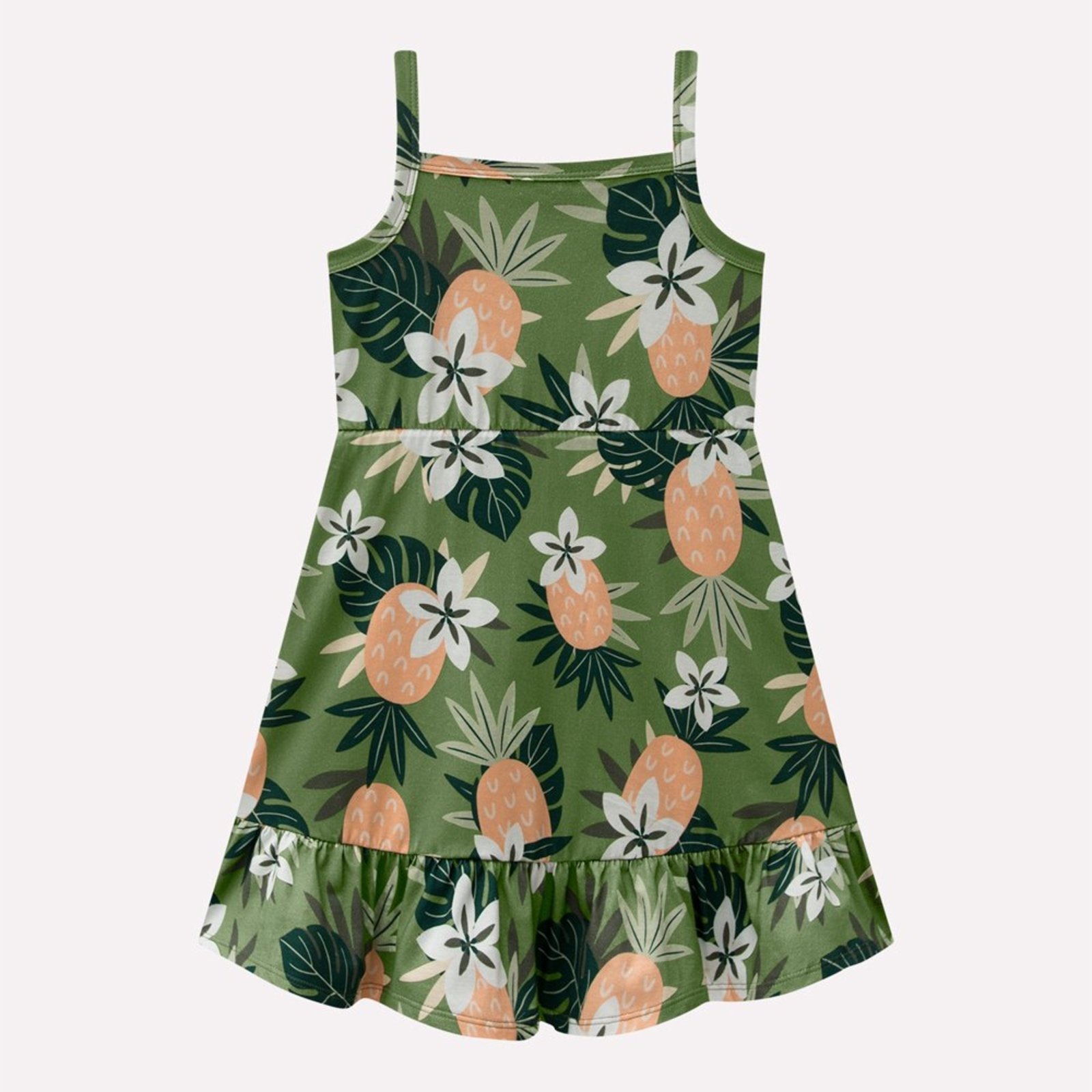 Infantil - Vestido Menina Abacaxi Kyly