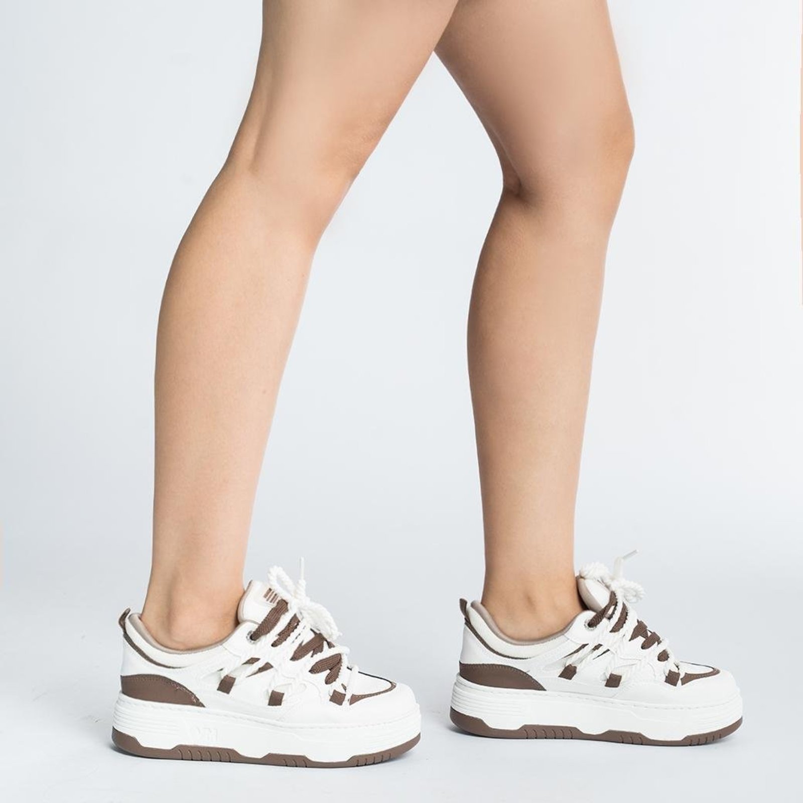 Tênis Flatform Via Marte Casual Feminina Branco
