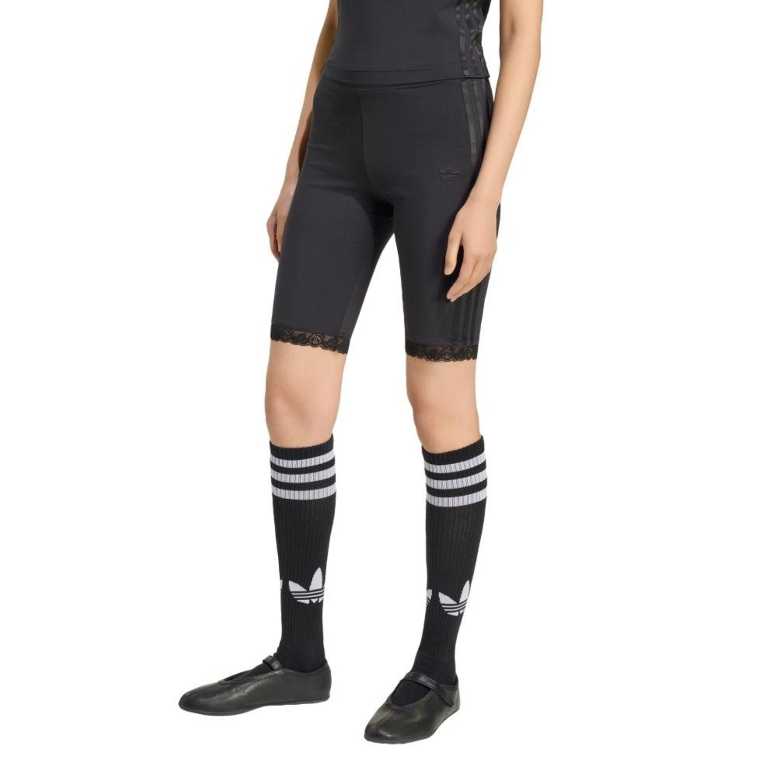 SHORTS DE CICLISMO COM CORDÁO adidas Originals Preto