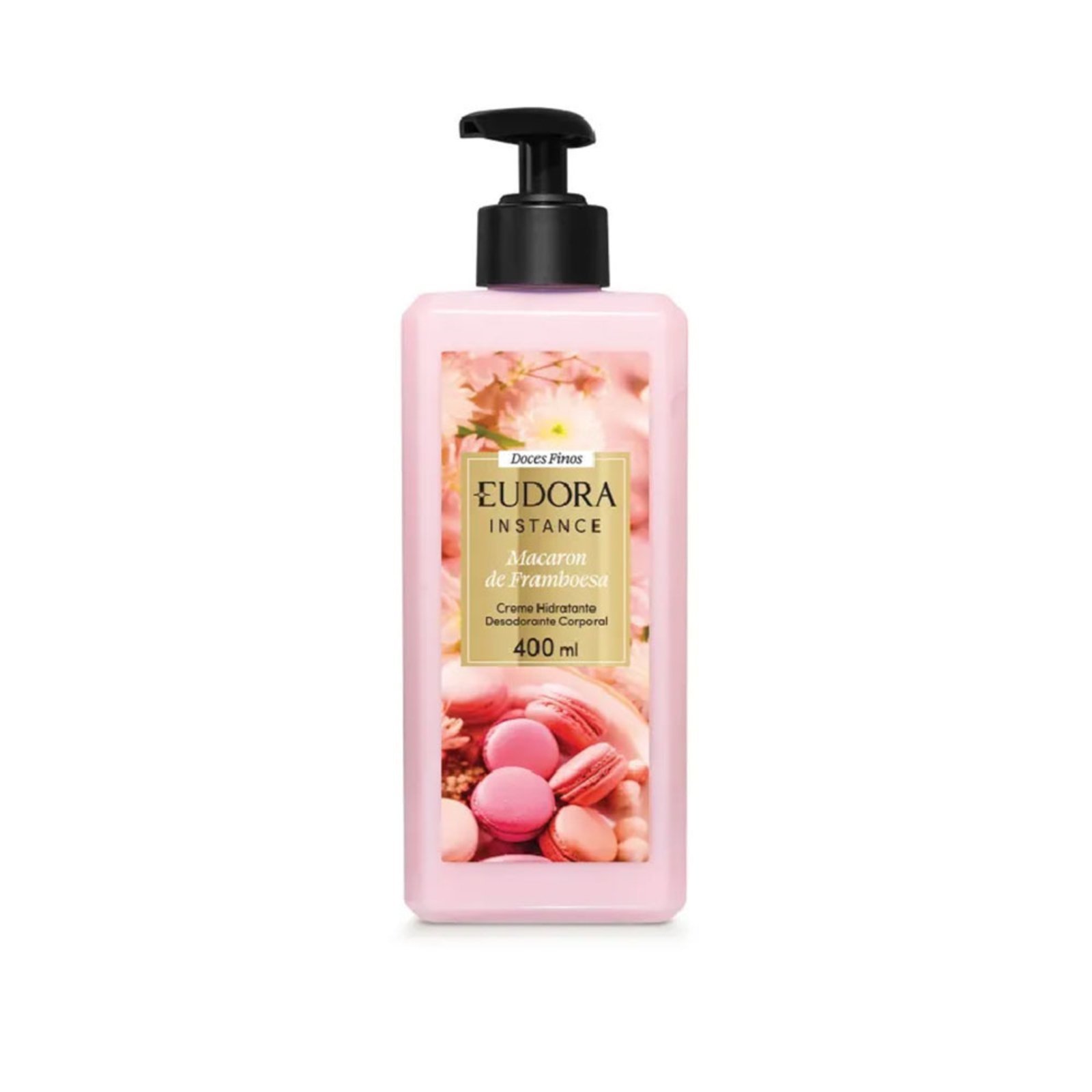 Hidratante Corporal Eudora Instance Macaron de Framboesa 400ml