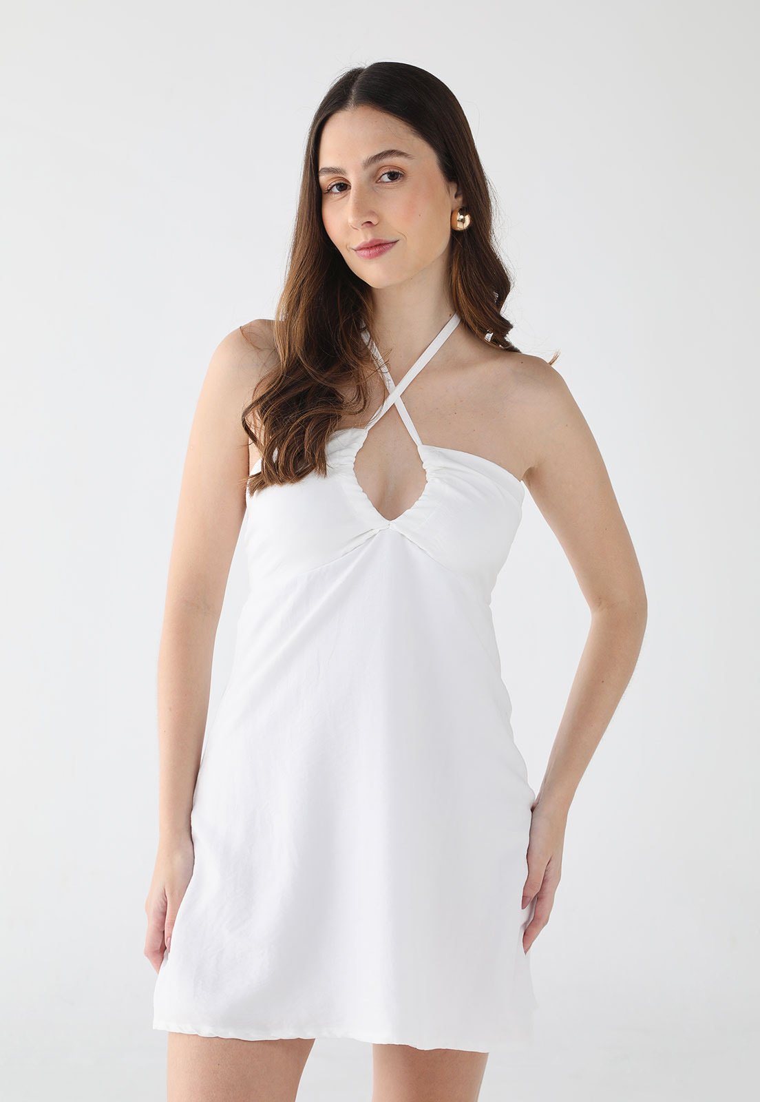 Vestido Feminino Volcom Dream Curto Branco