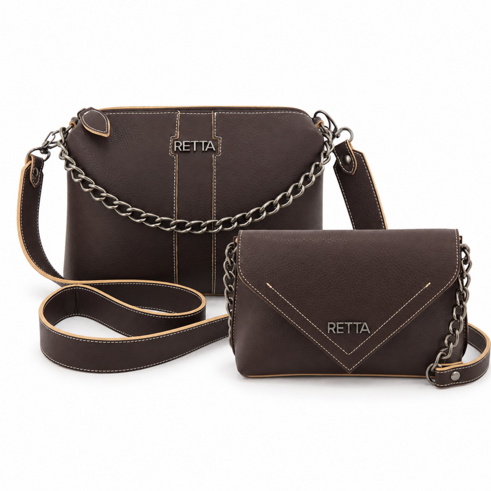 Kit Bolsa Transversal Kiarinha + Bolsa Amália