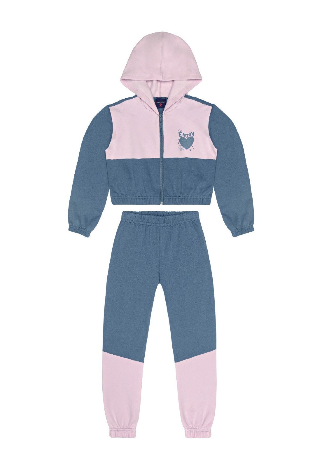 Infantil - Conjunto em Molecotton Guloseima Azul