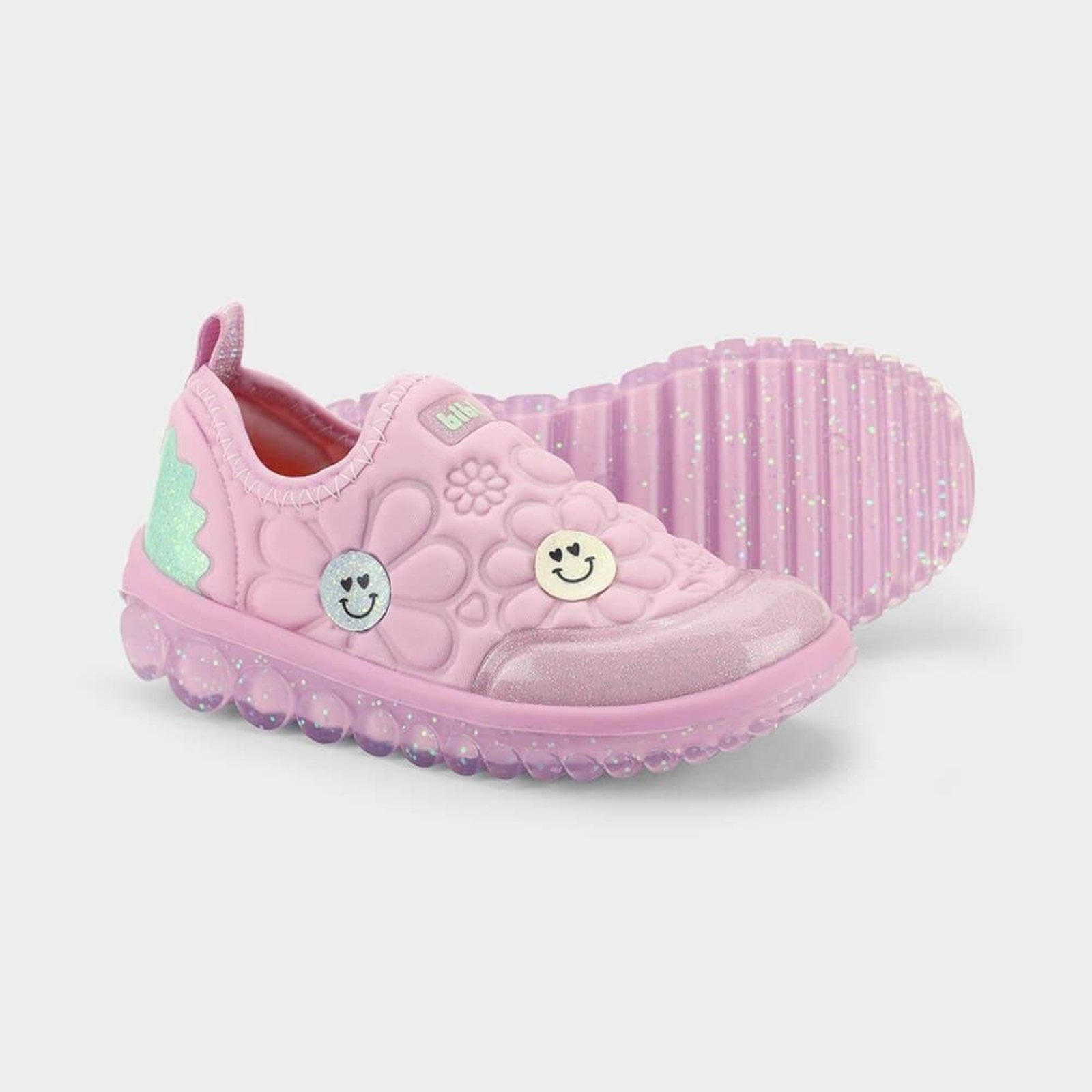 Infantil - Tênis Bibi Roller 2.0 Lilás de Flores 1155472 22