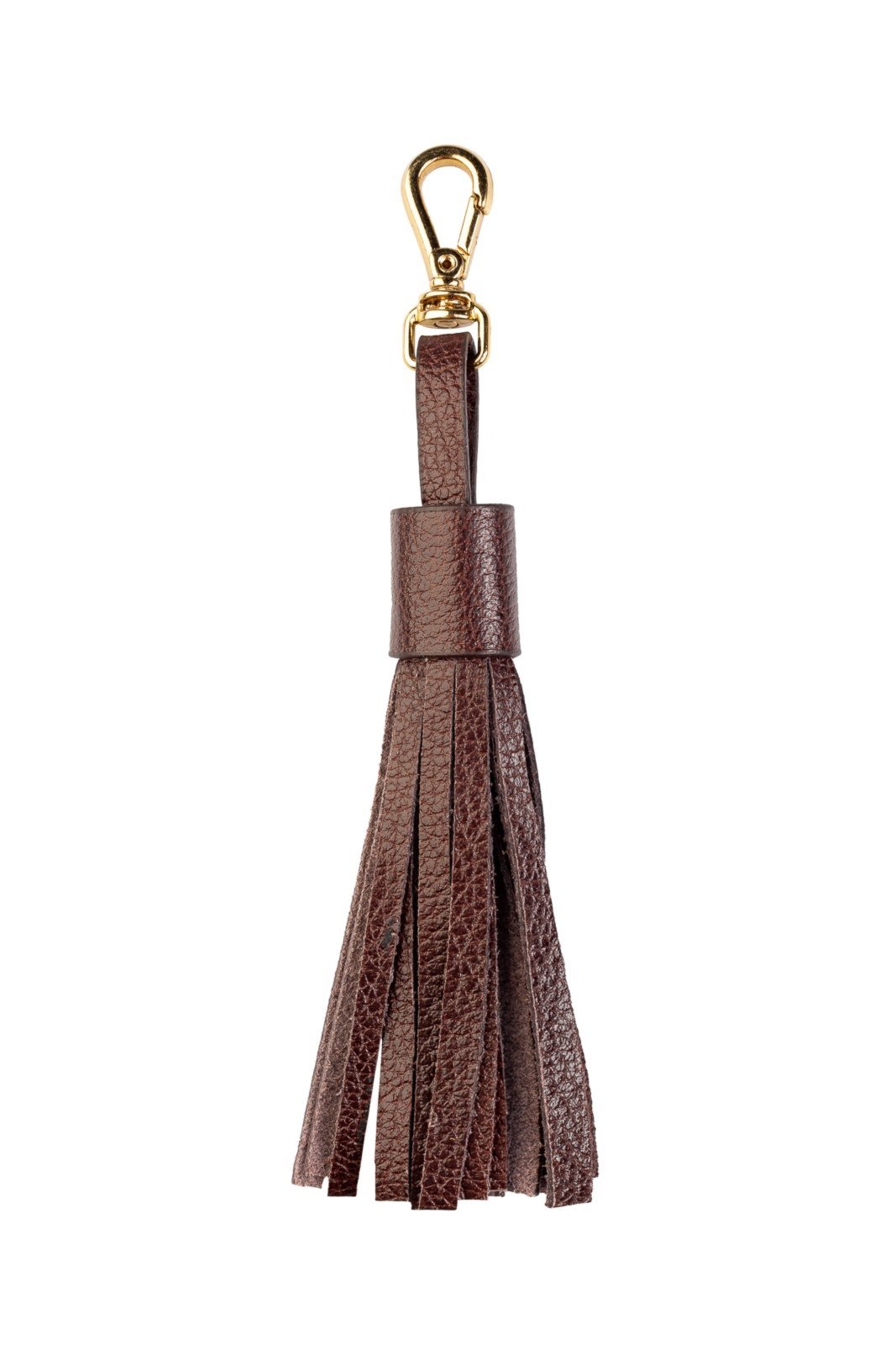Vista 2 Chaveiro Andrea Vinci Tassel Franja Em Couro - Café verde militar Andrea Vinci verde militar