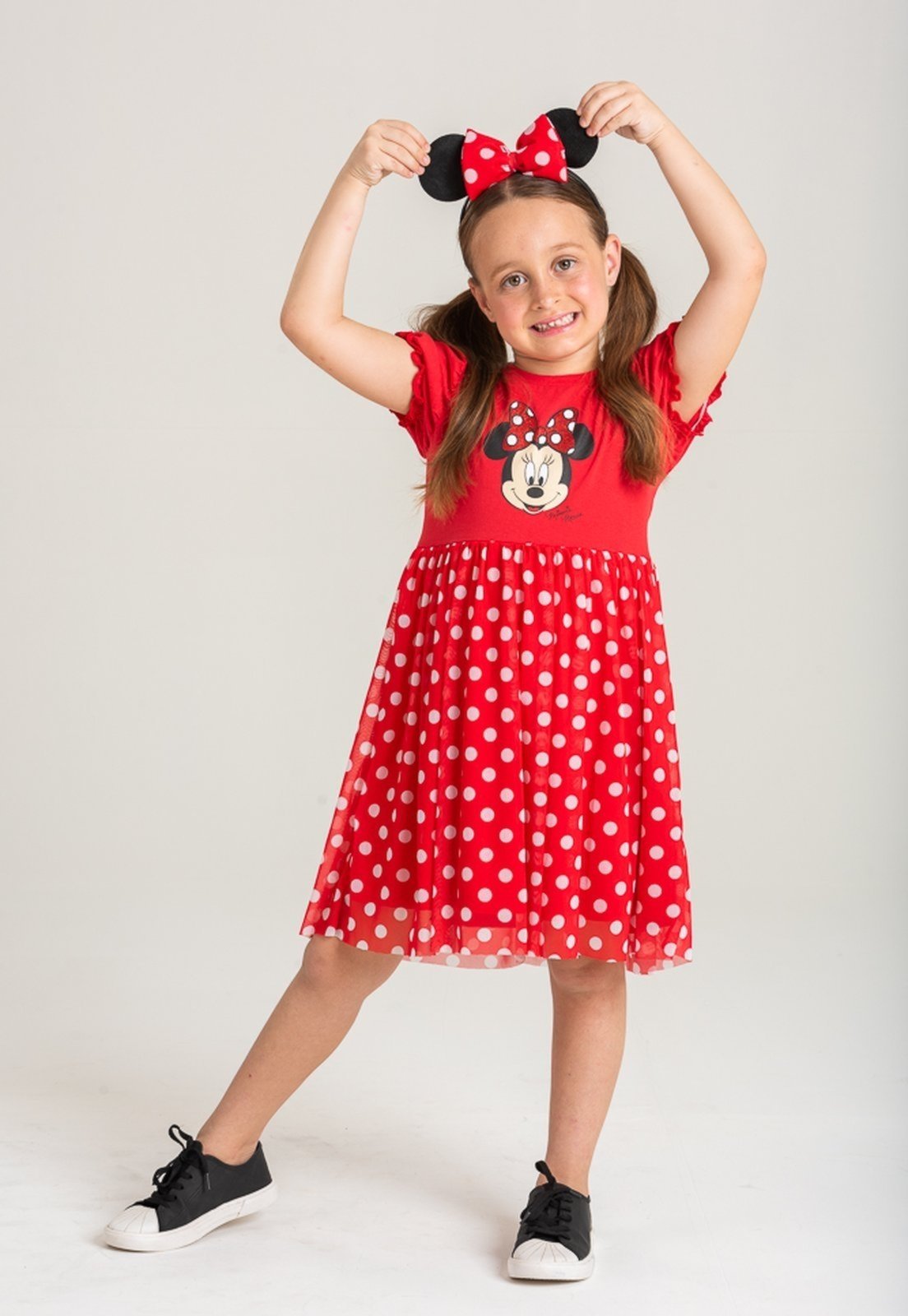 Infantil - Vestido Disney Minnie
