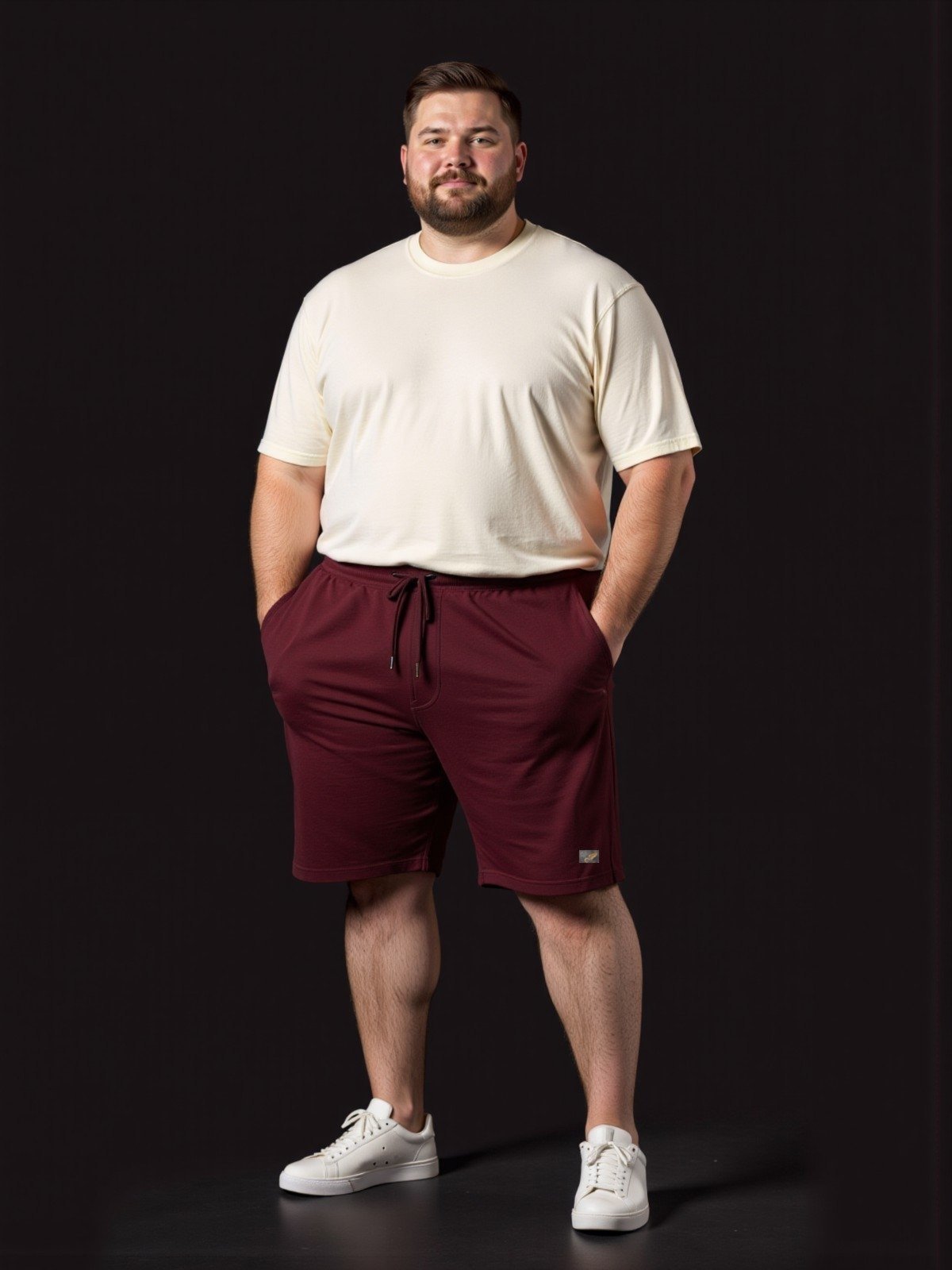Bermuda de Moletom Plus Size Shorts de Tamanhos Grandes G1 G2 G3