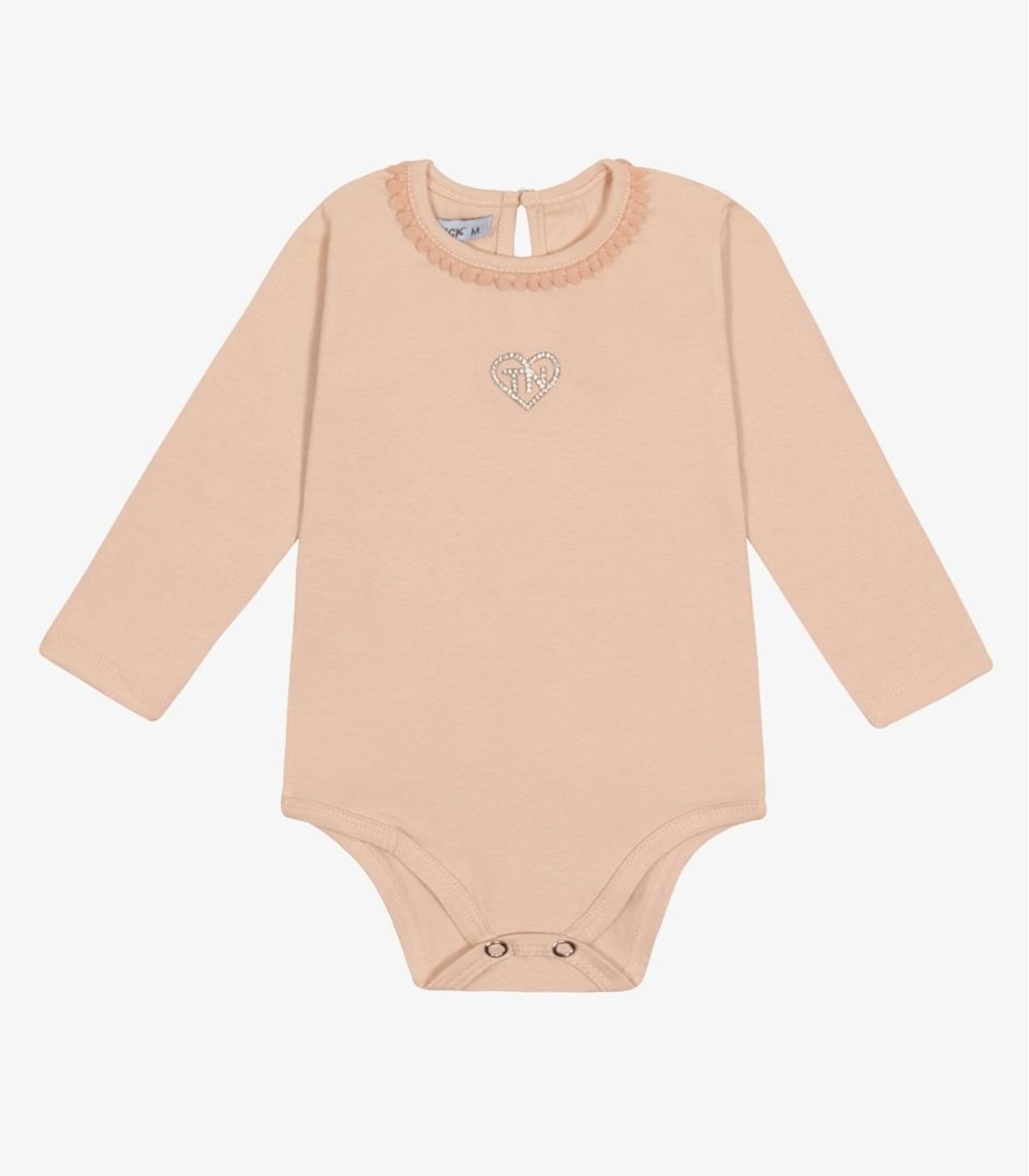 Infantil - Body Menina Com Detalhe Termocolante Trick Nick Rosa