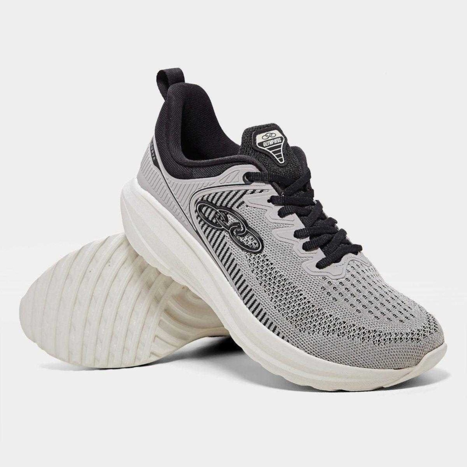 Vista 3 Tênis Masculino Olympikus Curva cinza OLYMPIKUS cinza