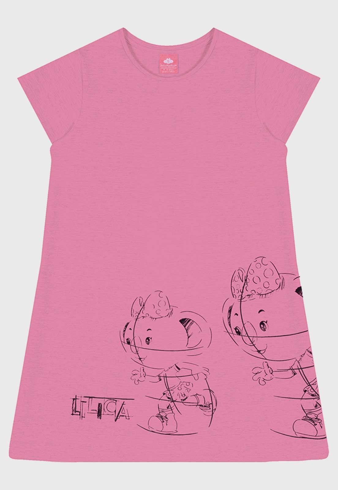 Infantil - Vestido Lilica Ripilica Estampa Personagem