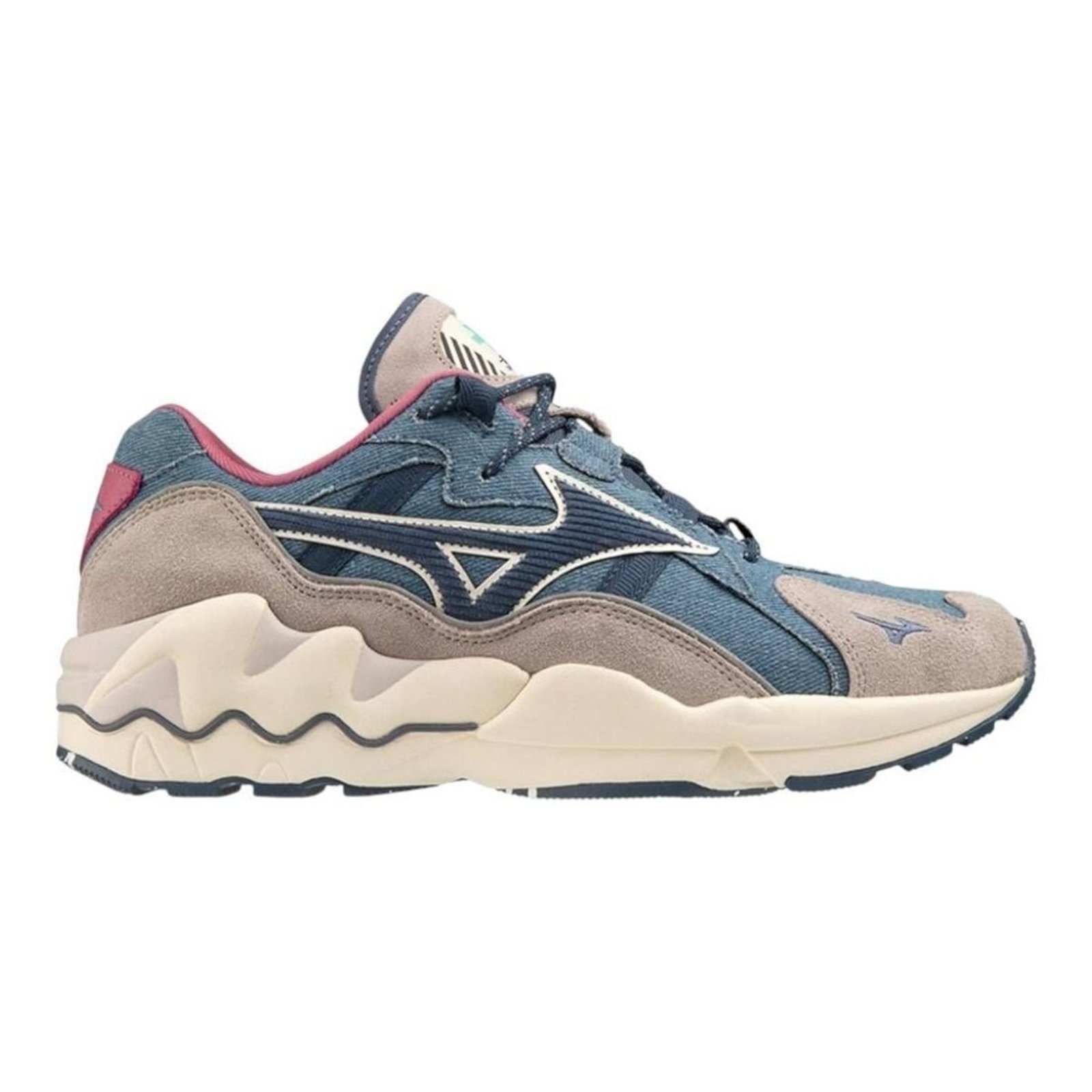 Tênis Mizuno Wave Rider 1 Nikka Pokka Unissex - Bege - Mizuno