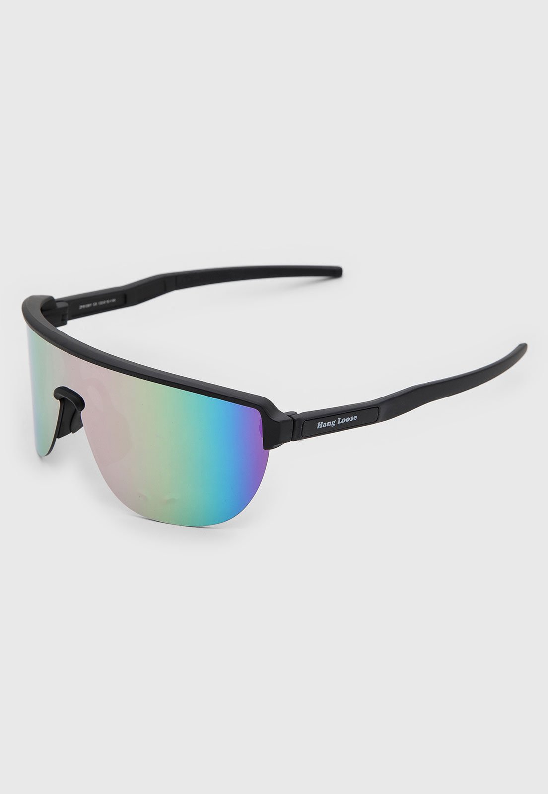 Óculos de Sol Hang Loose Uv 400 Lente Espelhada Preto