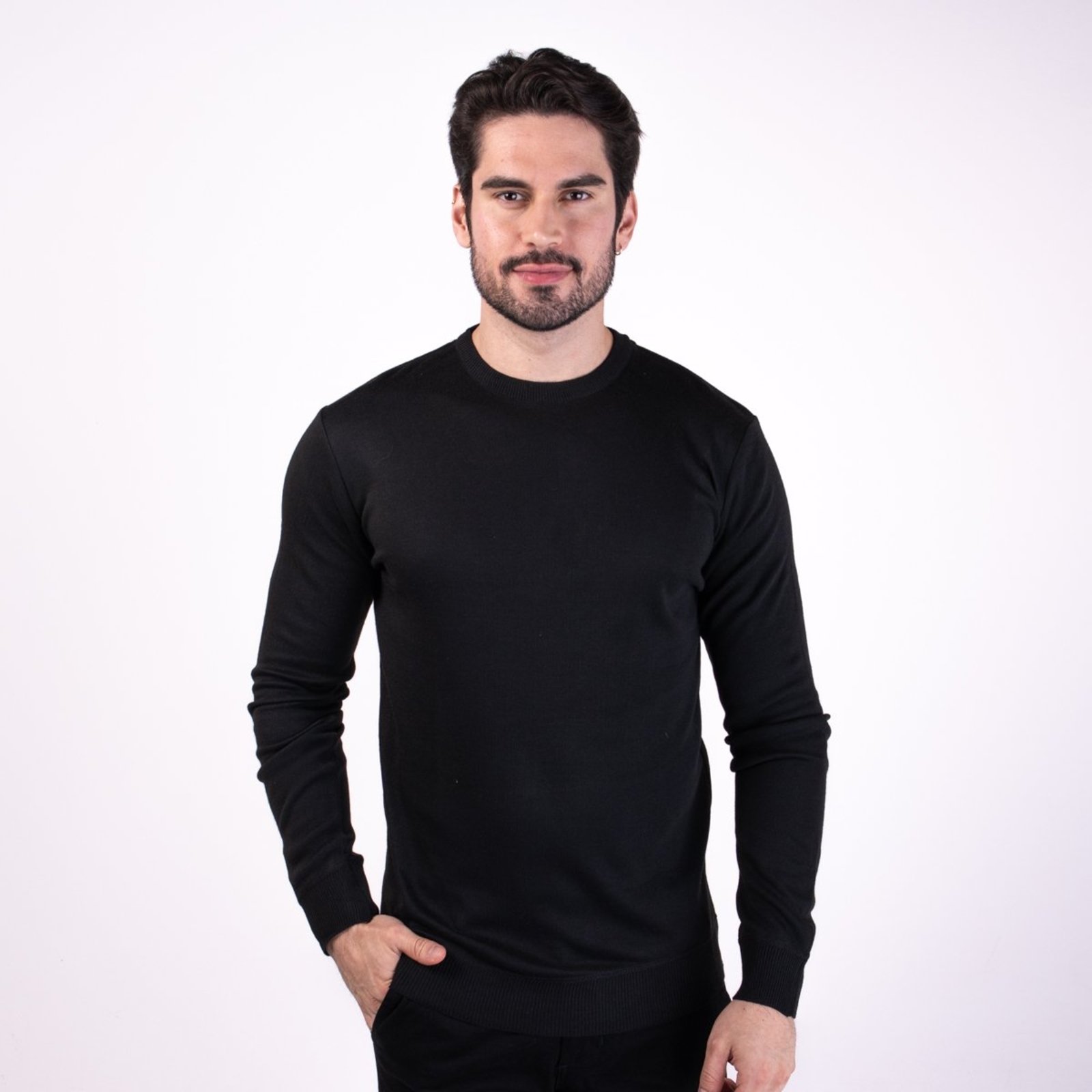 Suéter Polo Live Preto