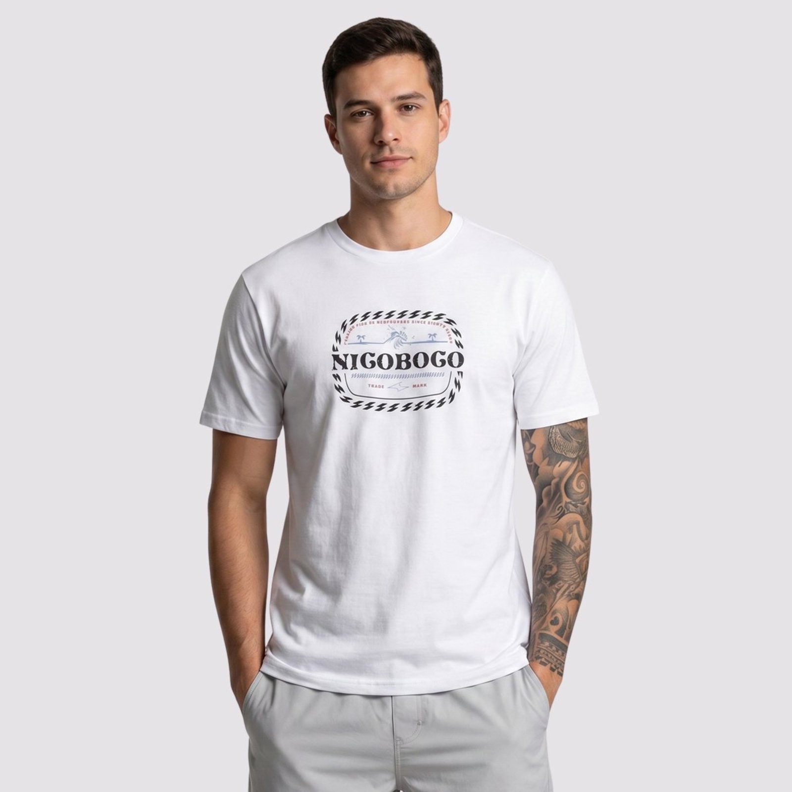 Camiseta Nicoboco Canoeing Branco