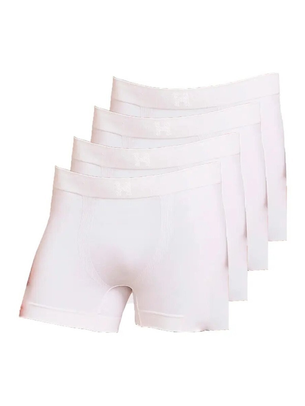 Kit com 4 Cuecas Boxer Hope Smc61020 Branco