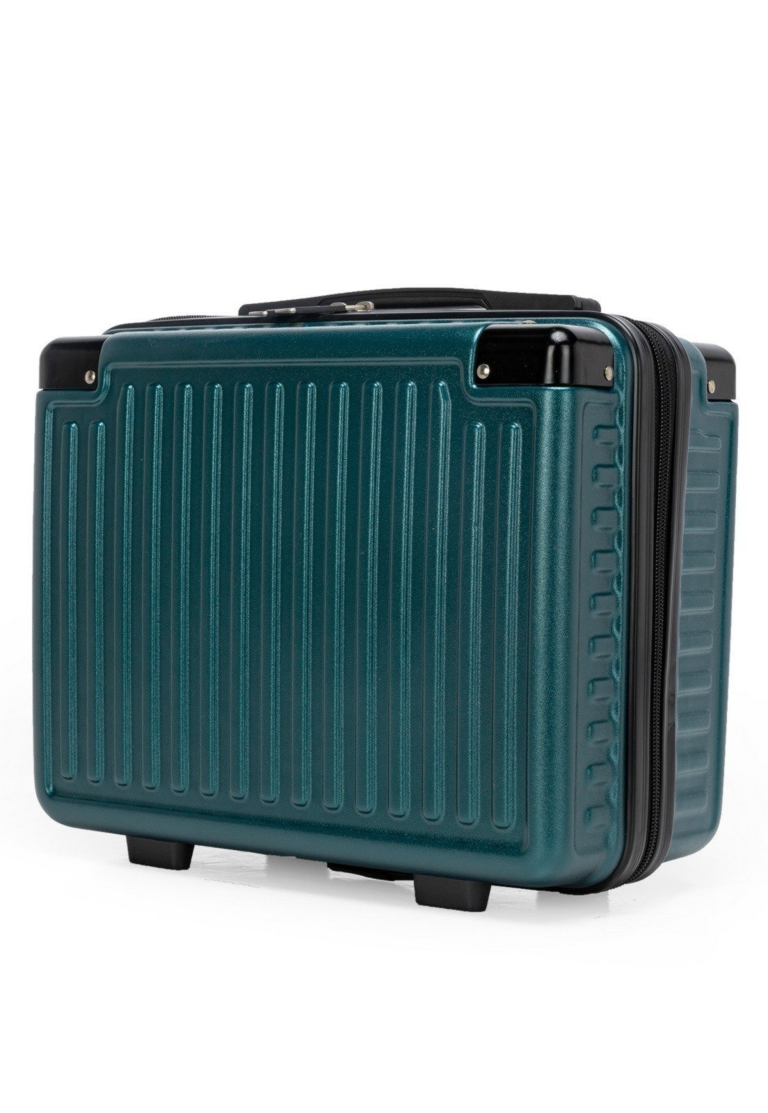 Vista 2 Infantil - Frasqueira Maleta LeQueen Média Ideal para Cosméticos Viagem verde Lequeen verde