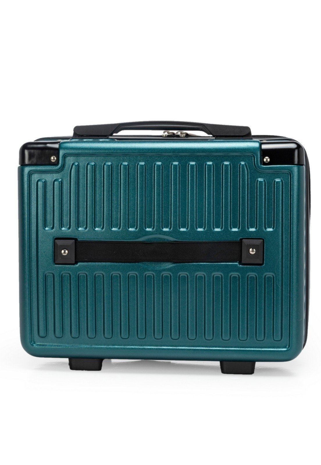 Vista 3 Infantil - Frasqueira Maleta LeQueen Média Ideal para Cosméticos Viagem verde Lequeen verde