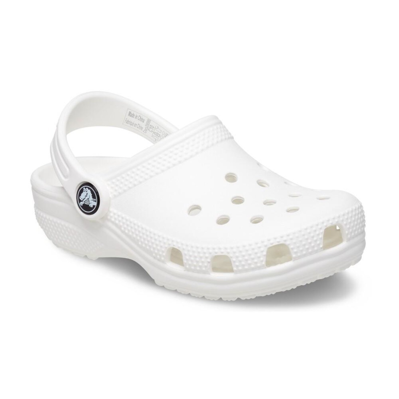 Vista 3 Infantil - Sandália Crocs Classic Clog t White Branco branco white Crocs branco white