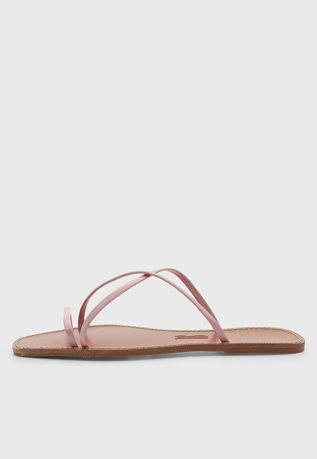 Rasteira Feminina Santa Lolla Tiras Finas Rosa