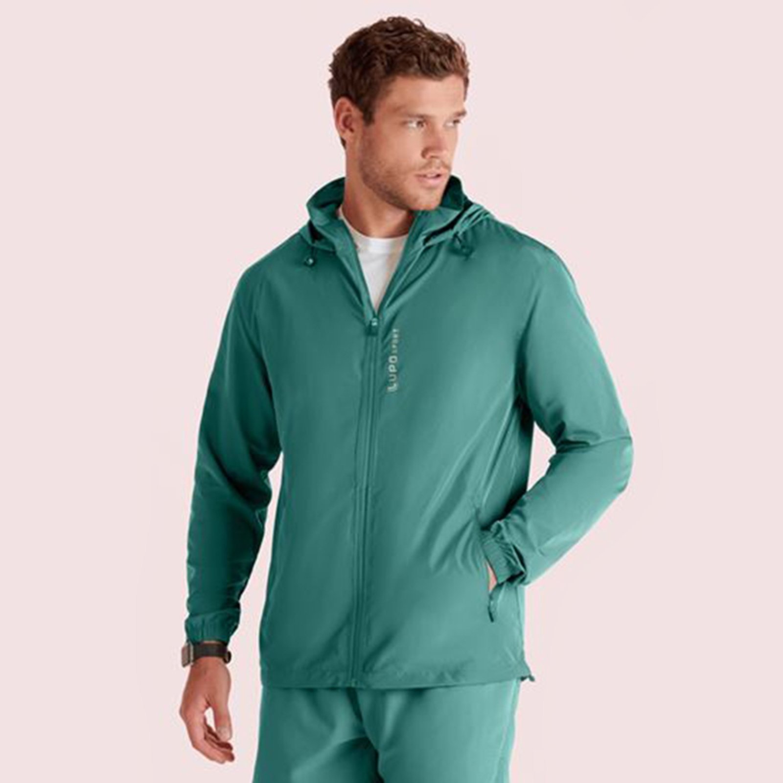 Jaqueta Windbreak Masculino Importada Lupo 77131 Verde