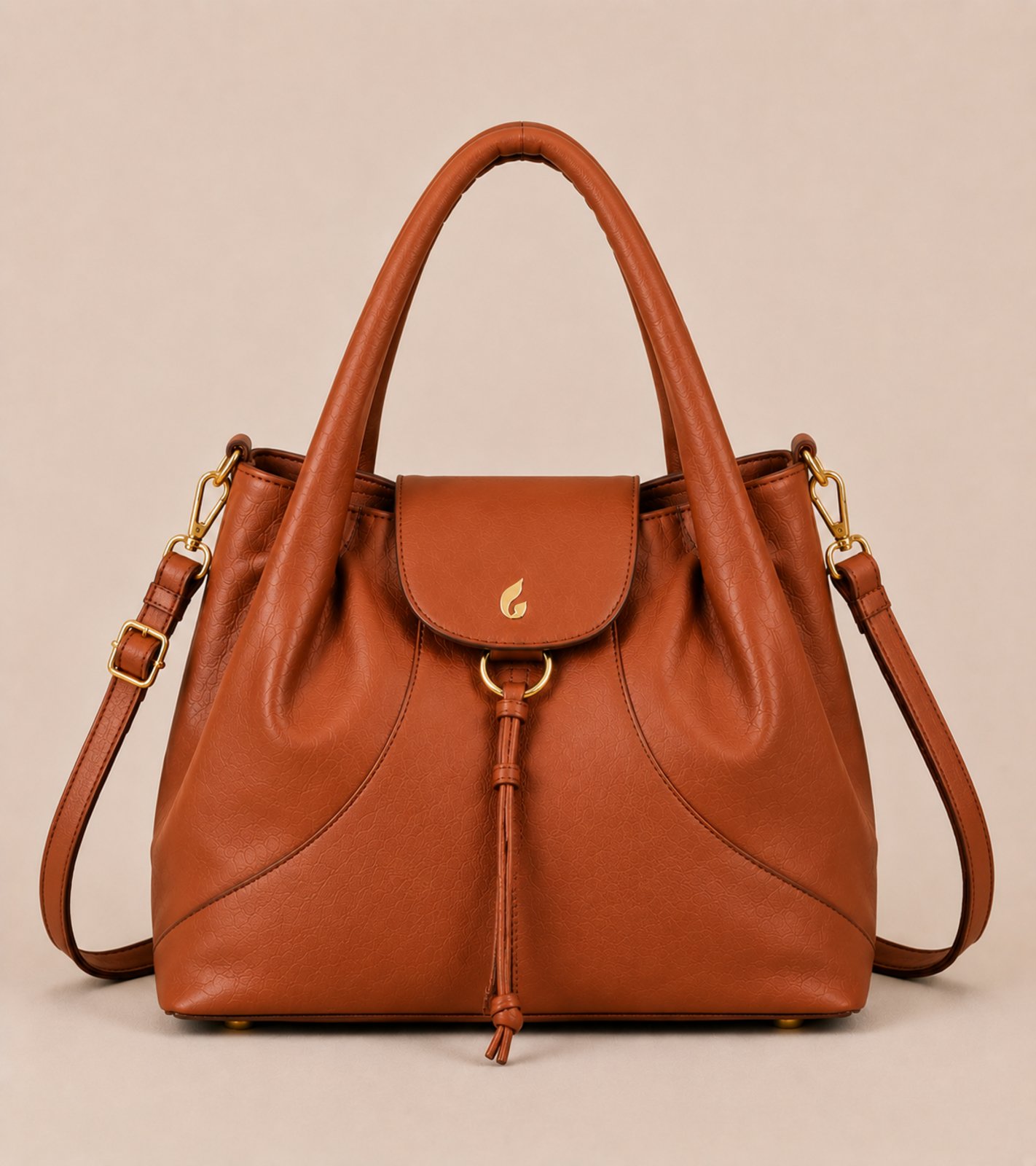 Bolsa Feminina D Bell Outlet Fashion Elegante Terracota