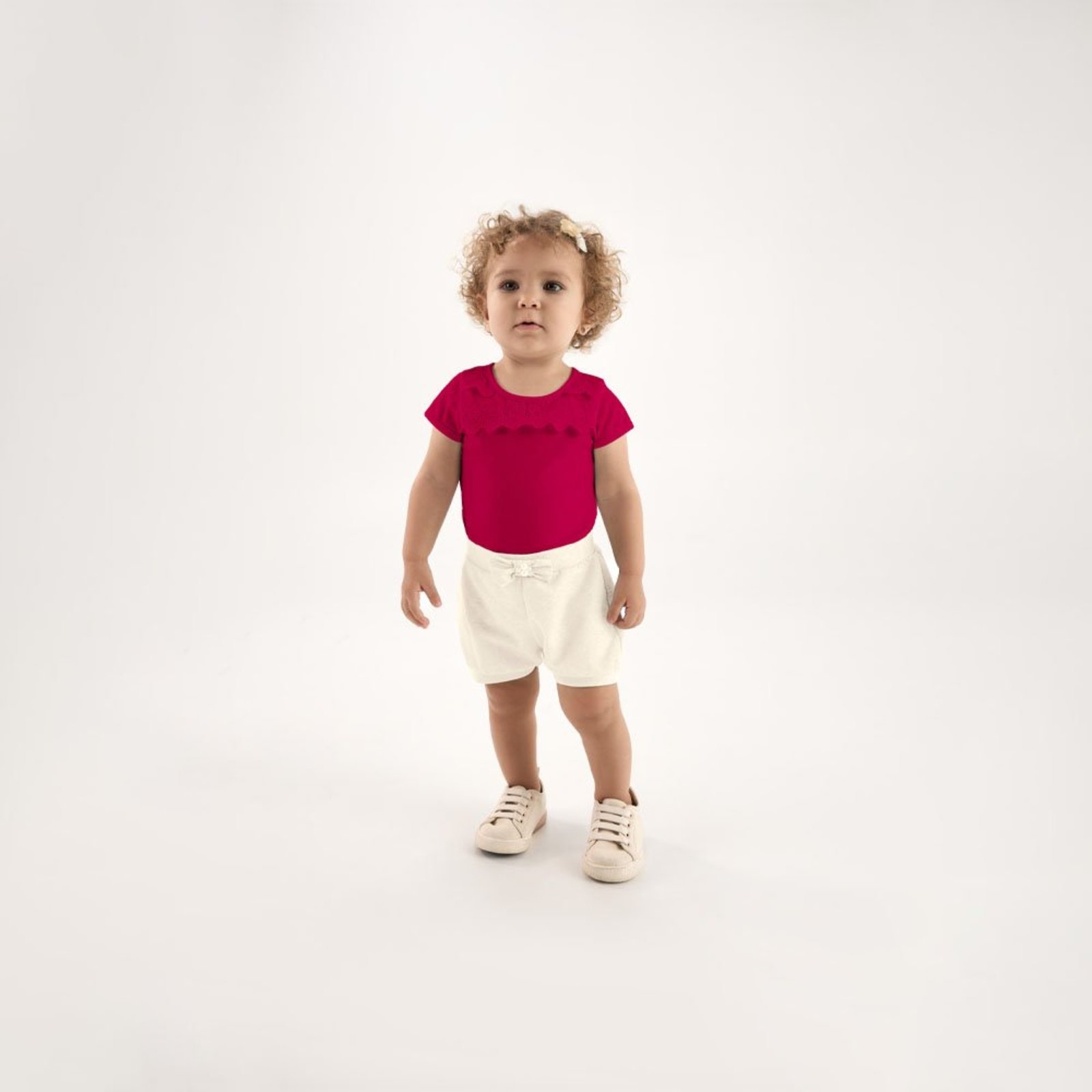Infantil - Body Vermelho Pulla Bulla Menina - 53602-65