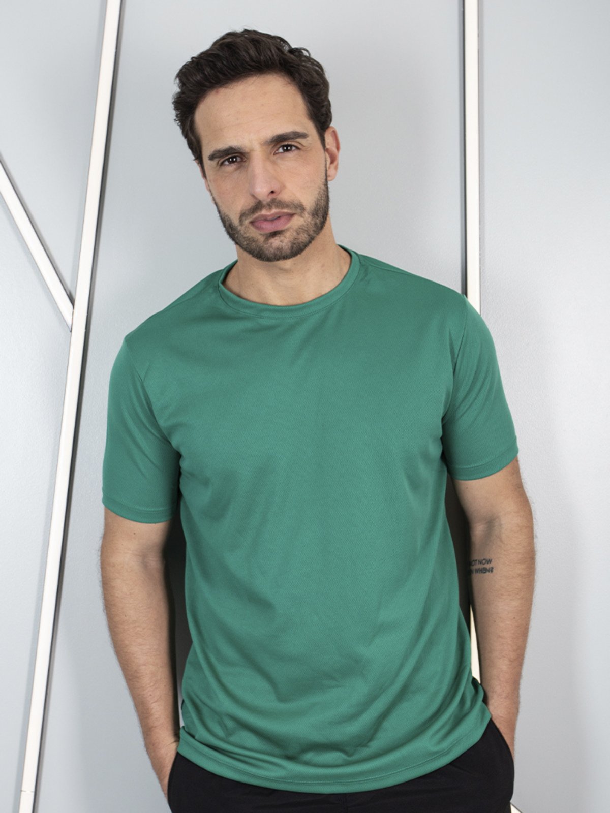 Camiseta Unissex Manga Curta Dry Fit Poliéster Gola Redonda