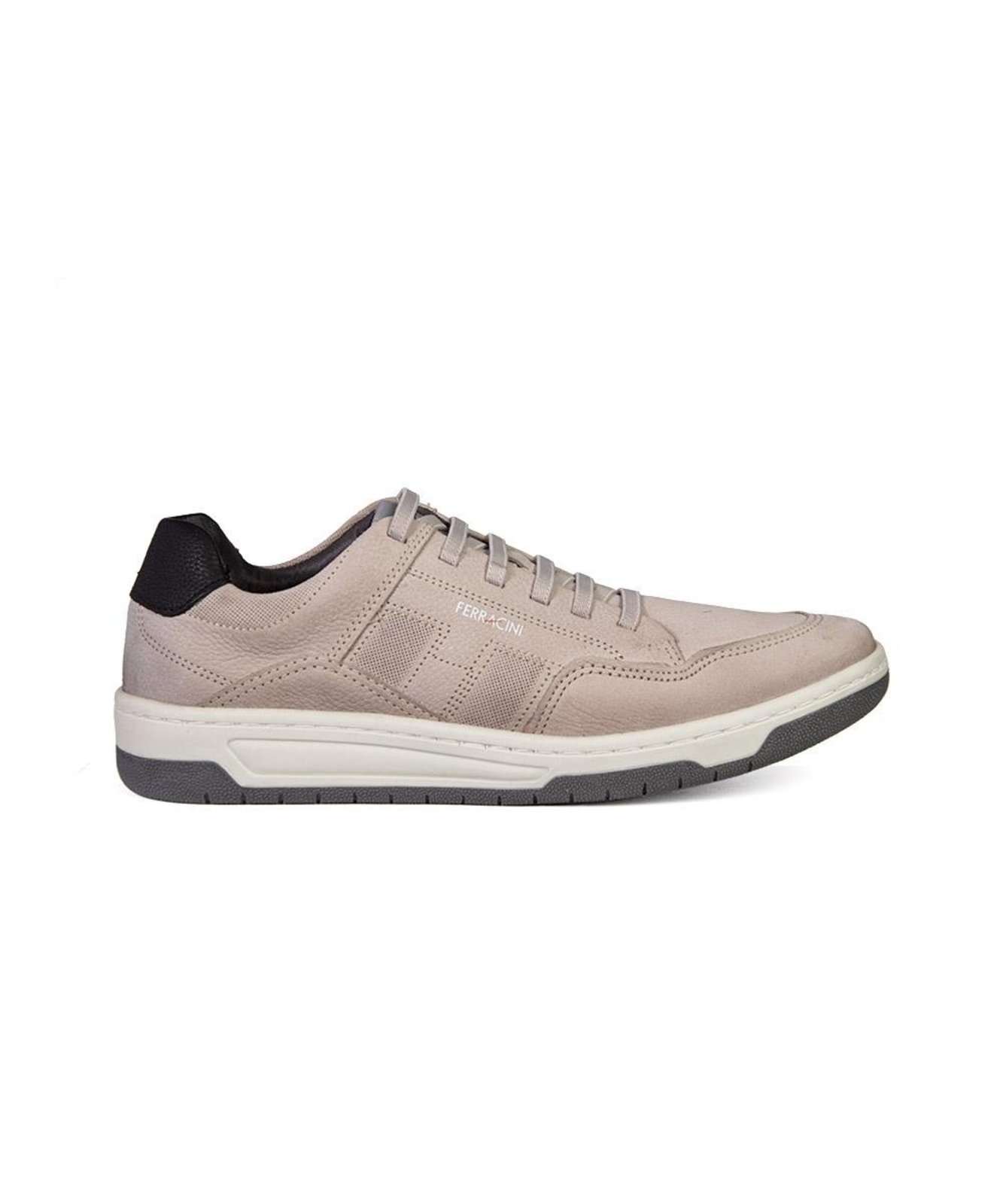 Tênis Ferracini Búzios Masculino Couro Cinza Incolor
