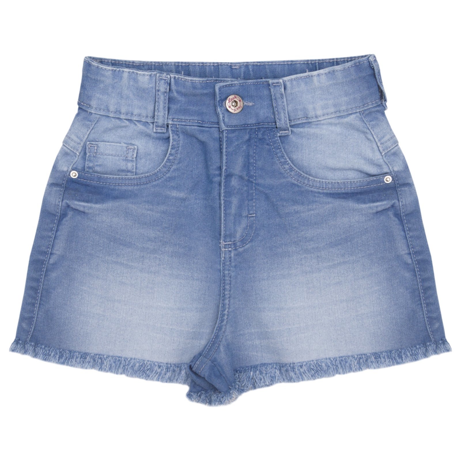 Infantil – Shorts Juvenil Look Jeans Tradicional Jeans