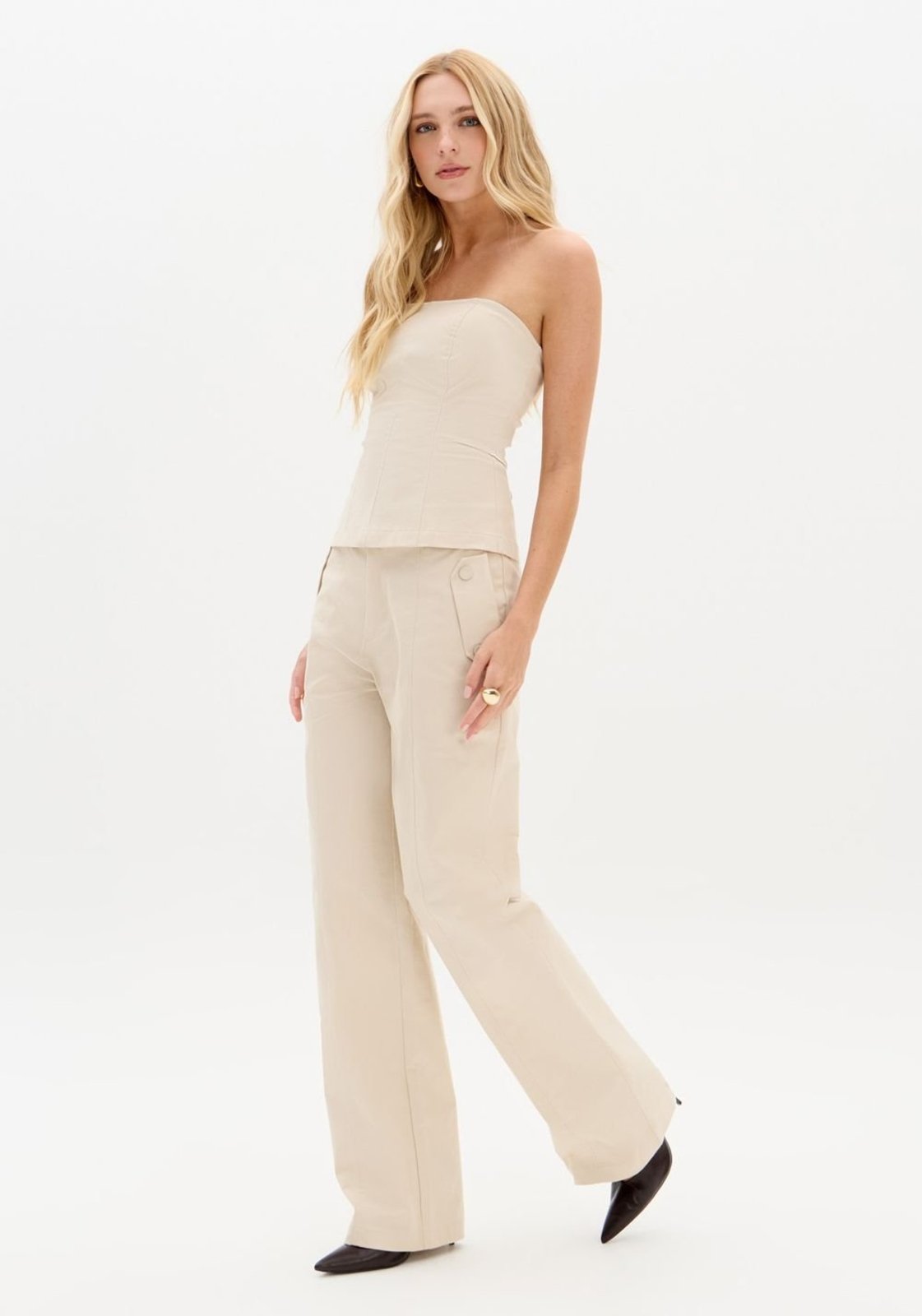 Calça Full Length Cintura Média My Favorite Things