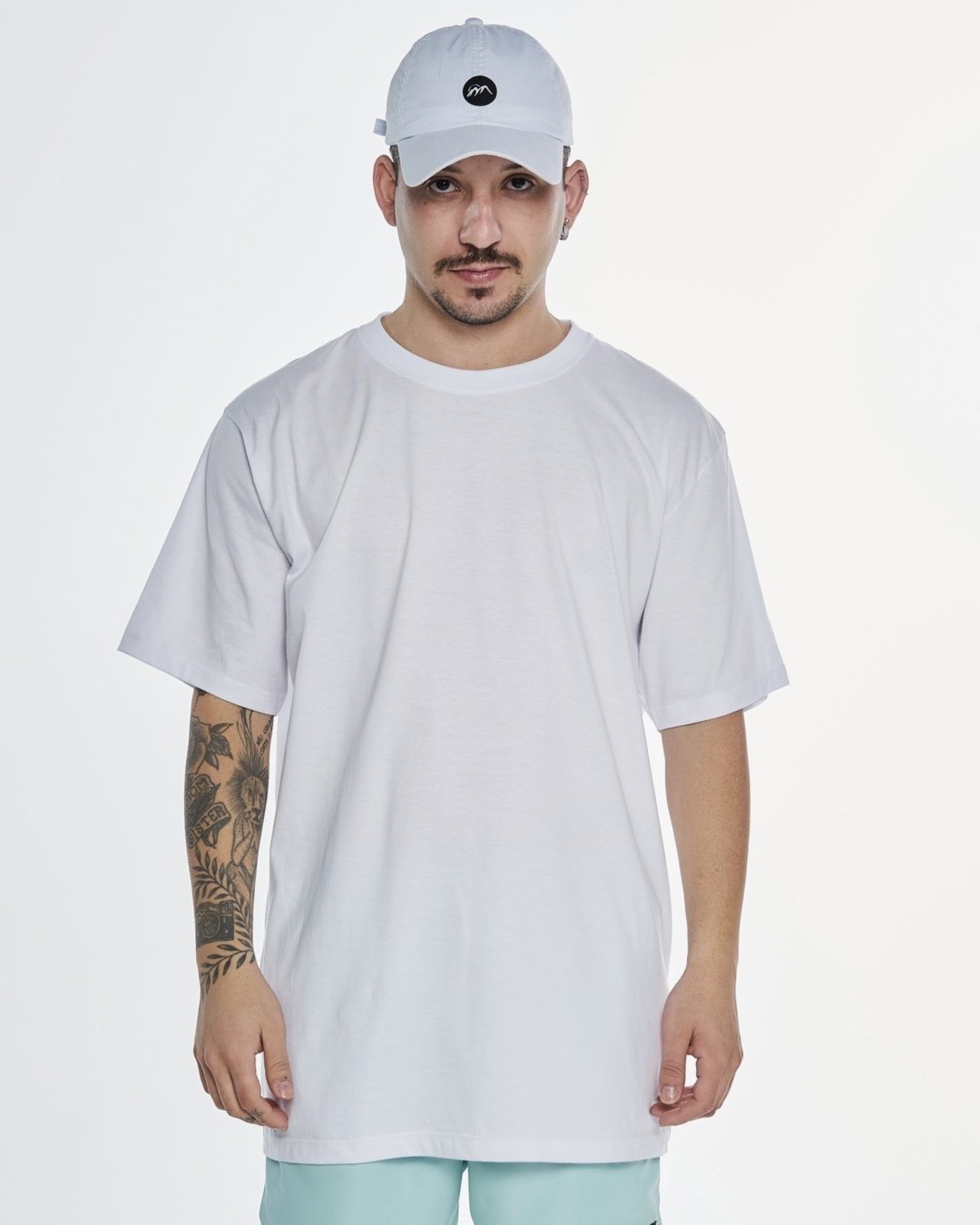 Camiseta Regular Lisa - Branco