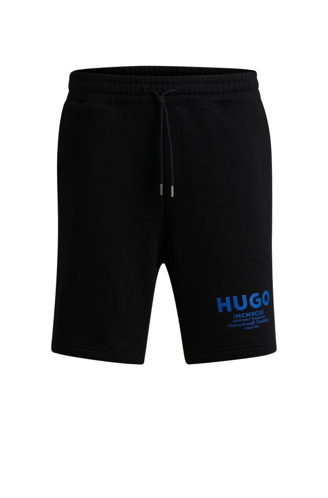 Shorts De Algodão Com Logo Da Nova Temporada Preto - M-M