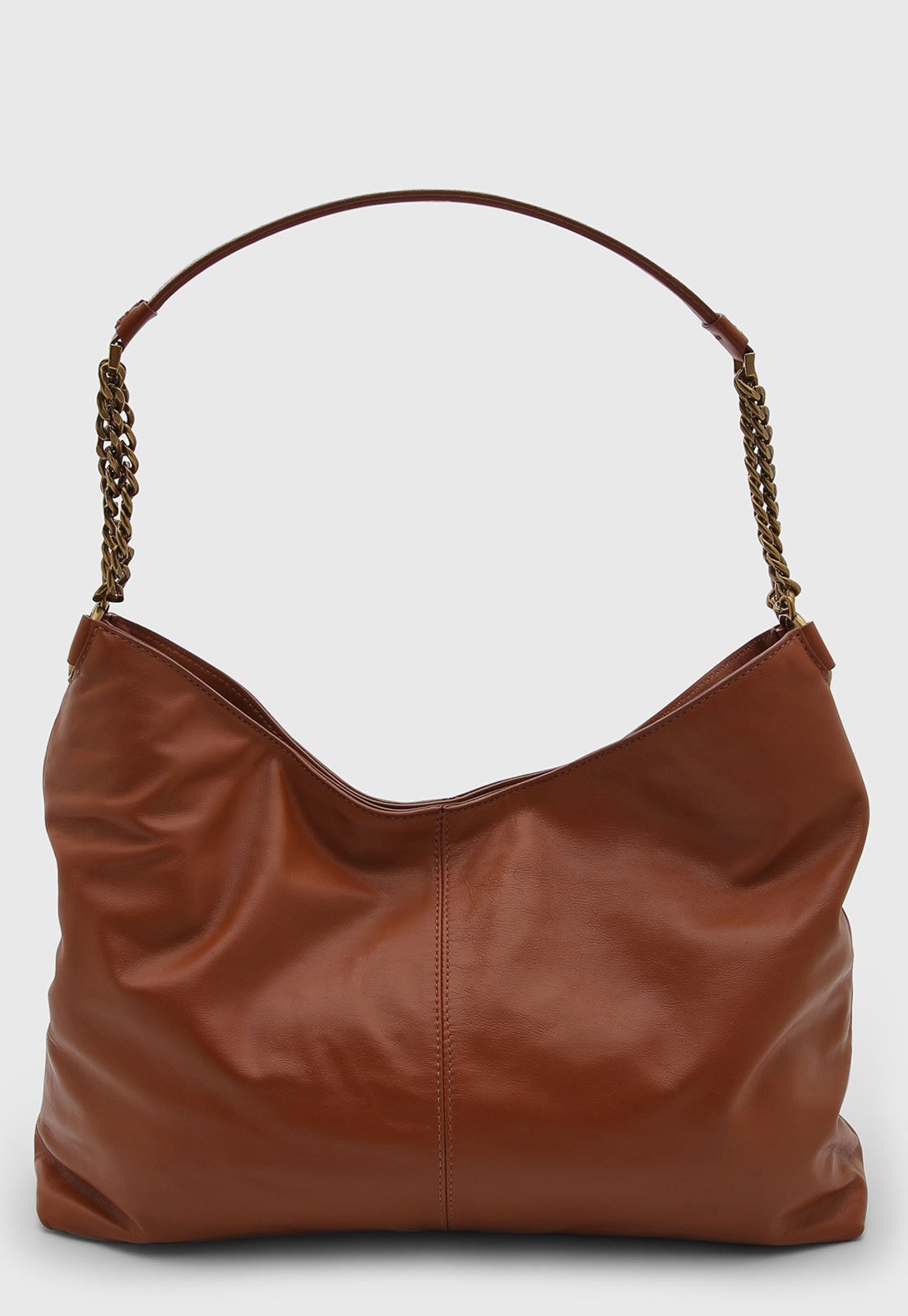 Bolsa Feminina Arezzo Grande Alça Corrente Marrom