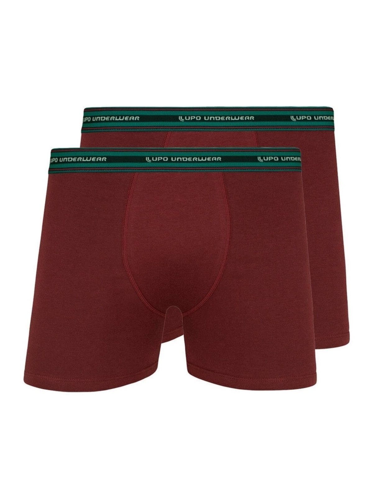 Kit com 2 Cuecas Boxer Lupo 523-003 Vermelho