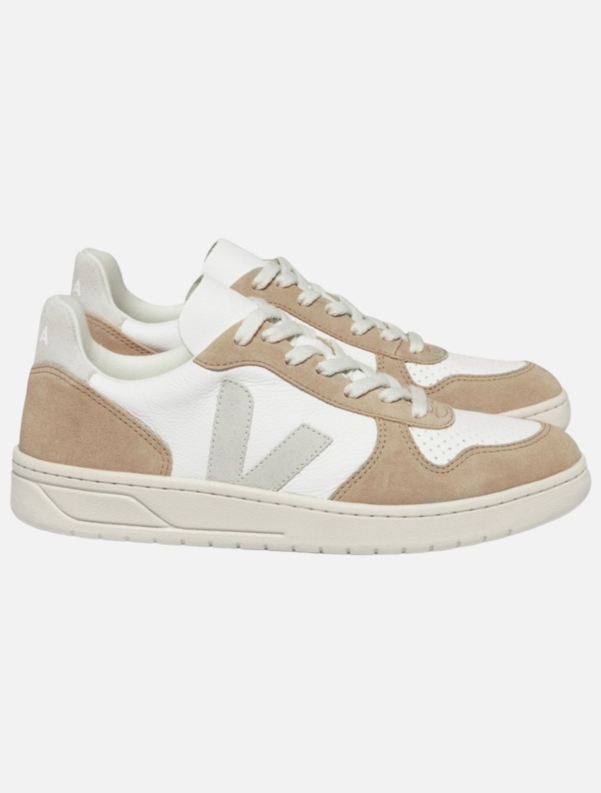 Tênis Veja V10 Chromefree White Natural Sahara