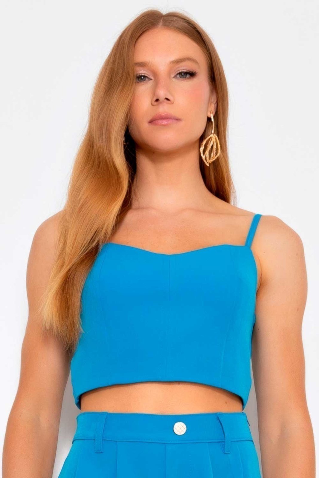 Regata Vanibele Cropped Azul