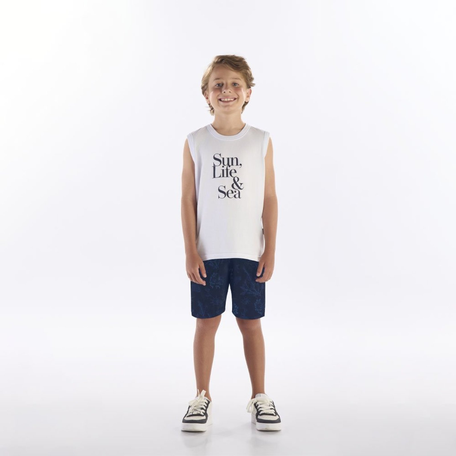 Infantil - Conjunto Branco Pulla Bulla Menino - 53470-3