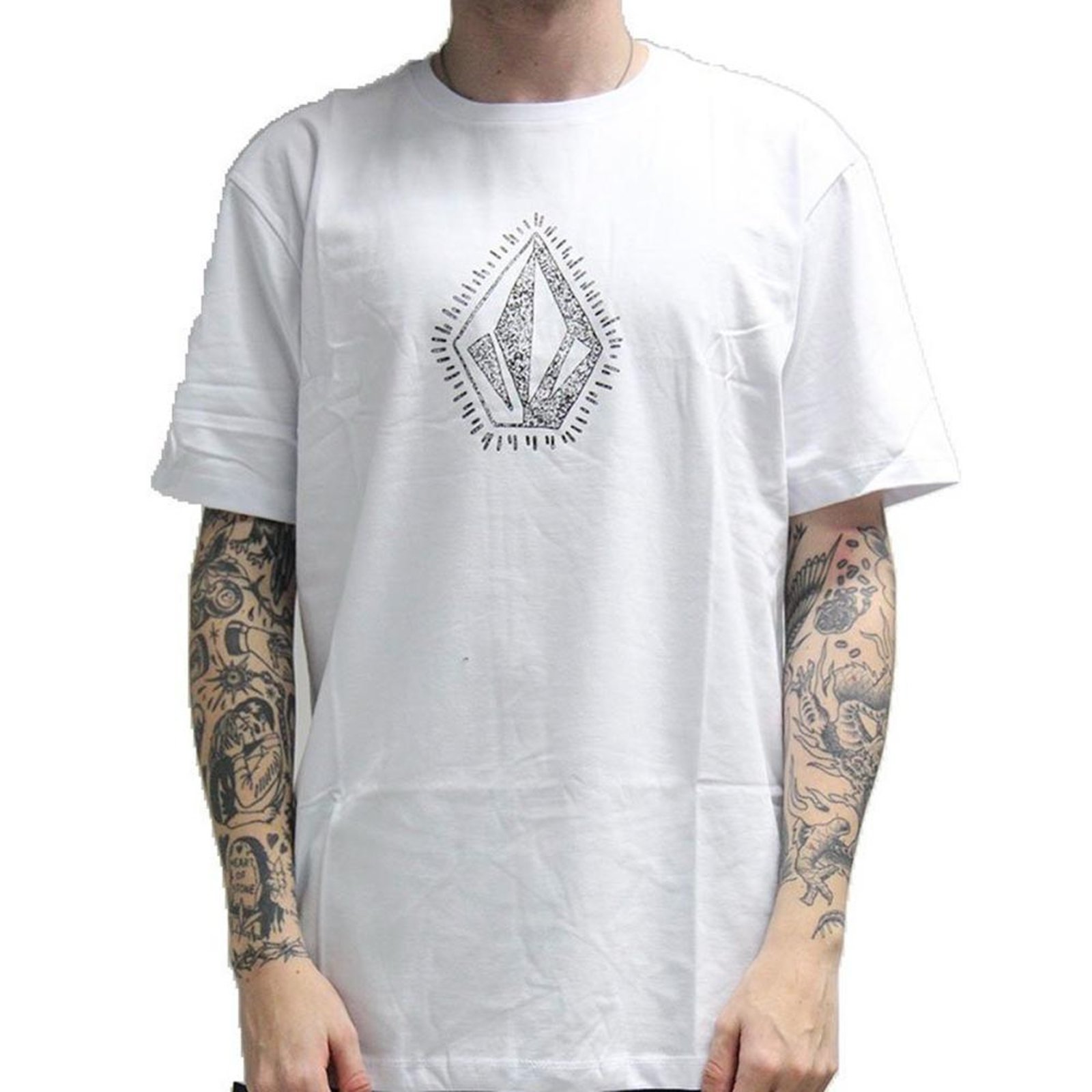Camiseta Volcom Oxide SM26 Masculina Branco