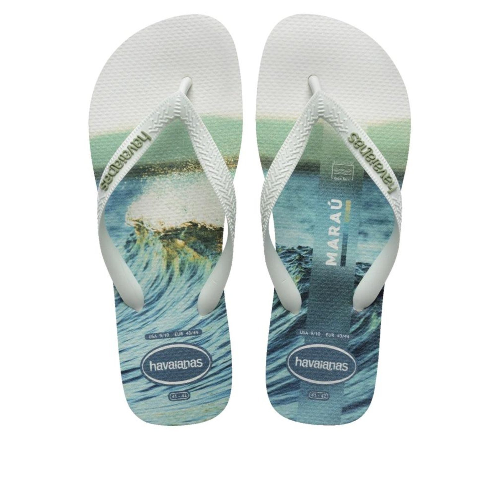 Chinelo Masculino Havaianas Surfer Branco Incolor
