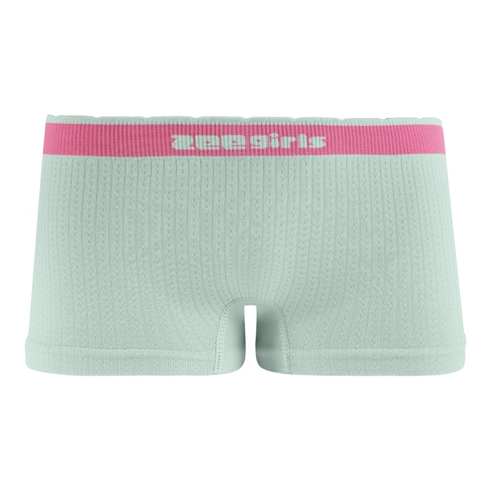 Calcinha Boxer sem Costura Cós Bicolor Verde