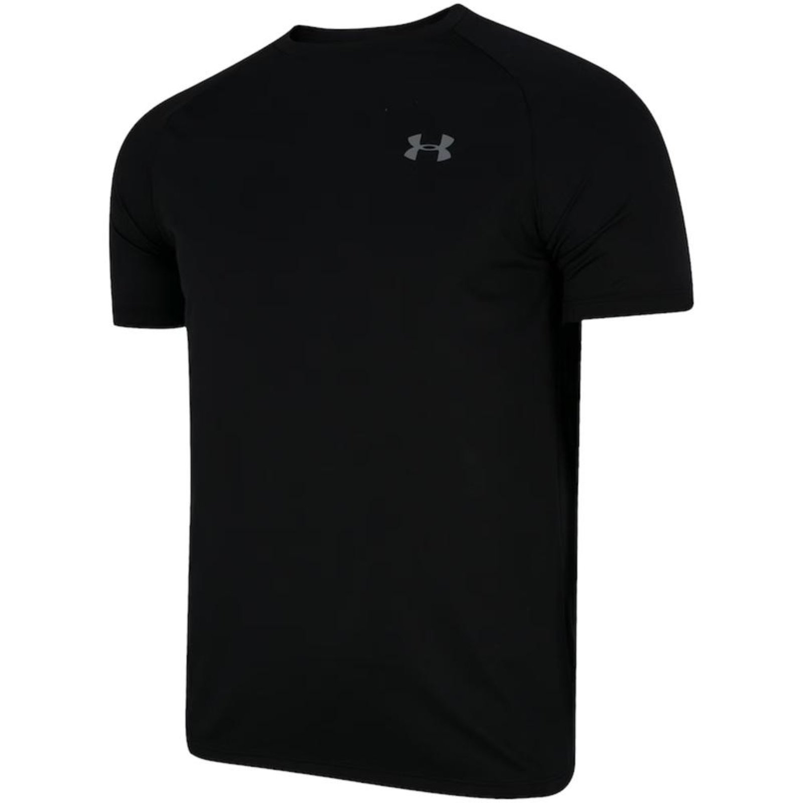 Camiseta Masculino Fit Under Armour Techfit Preto 1326413 G