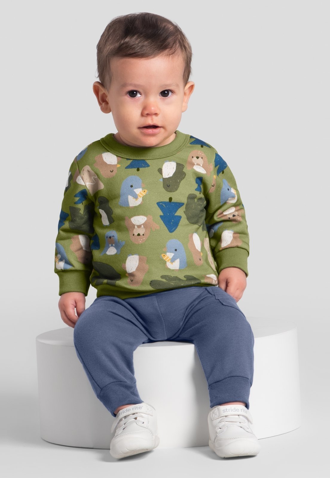 Infantil - Conjunto menino em moletom Brandili Baby