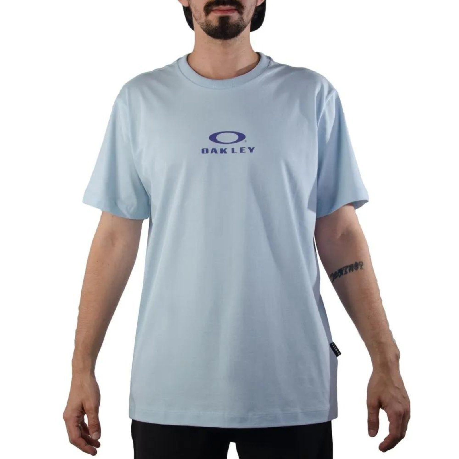Camiseta Oakley Bark New SM26 Masculina Frost