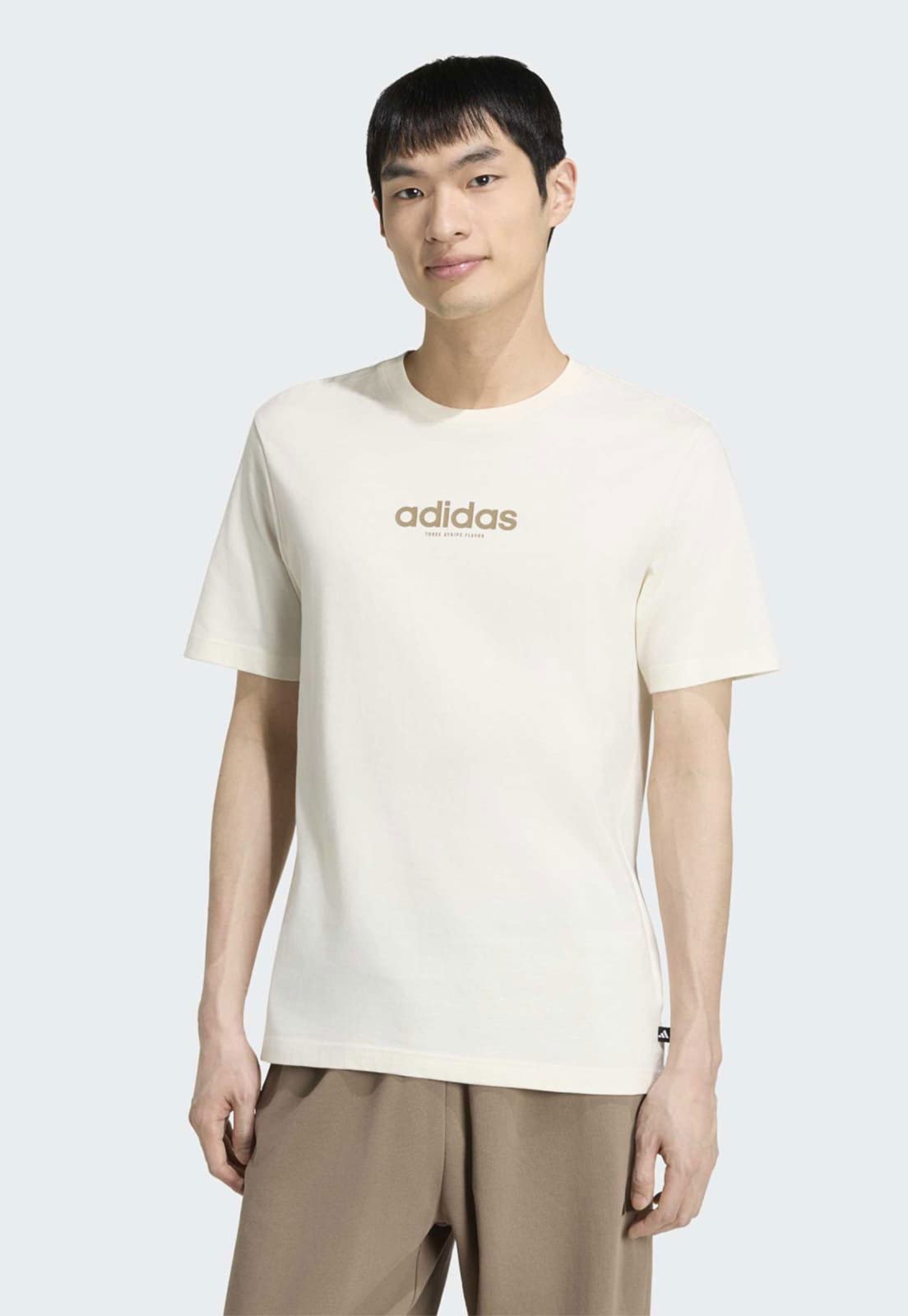Camiseta Masculina adidas Sportswear Table Tee Bege