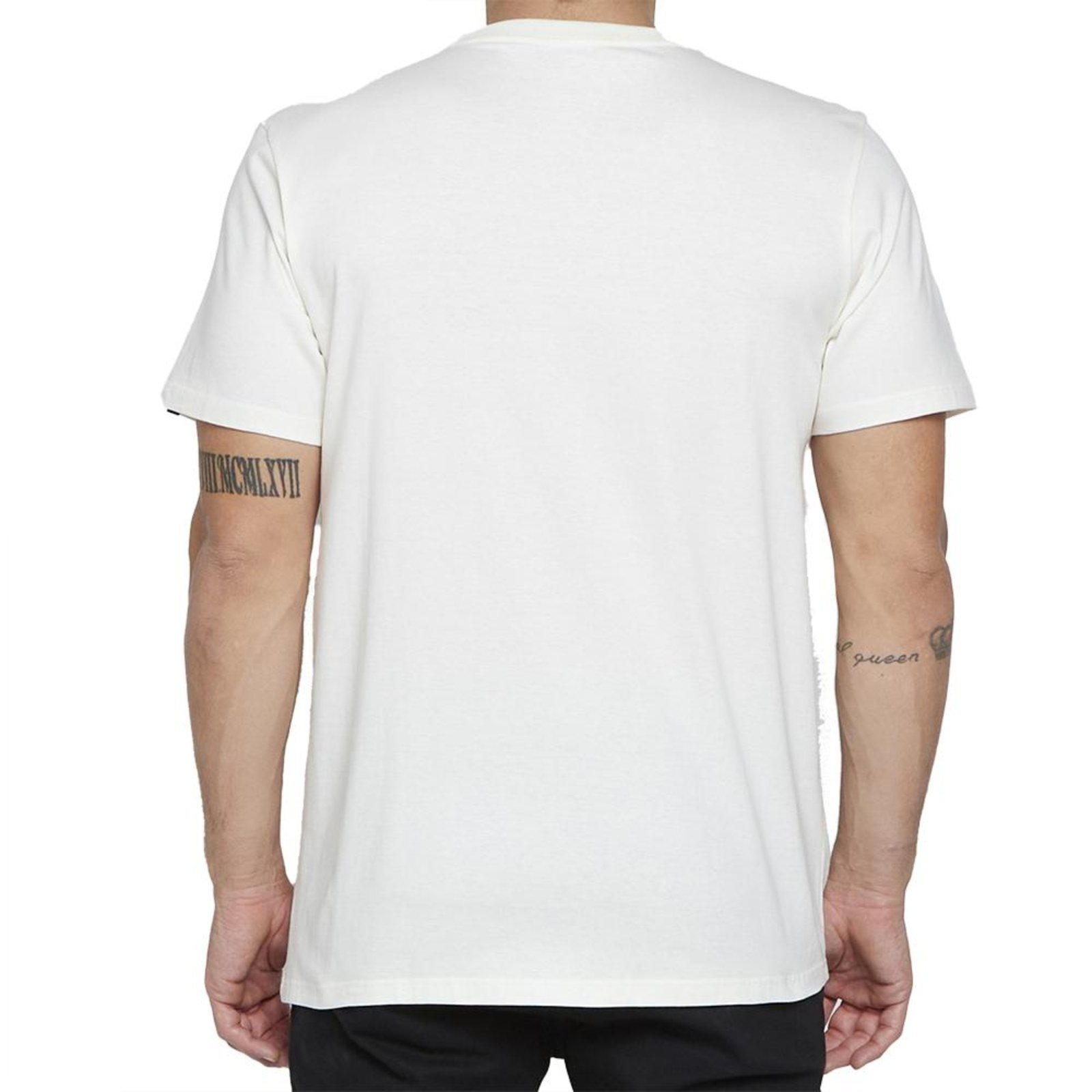 Camiseta Quiksilver Speed Stripe SM25 Masculina Show White