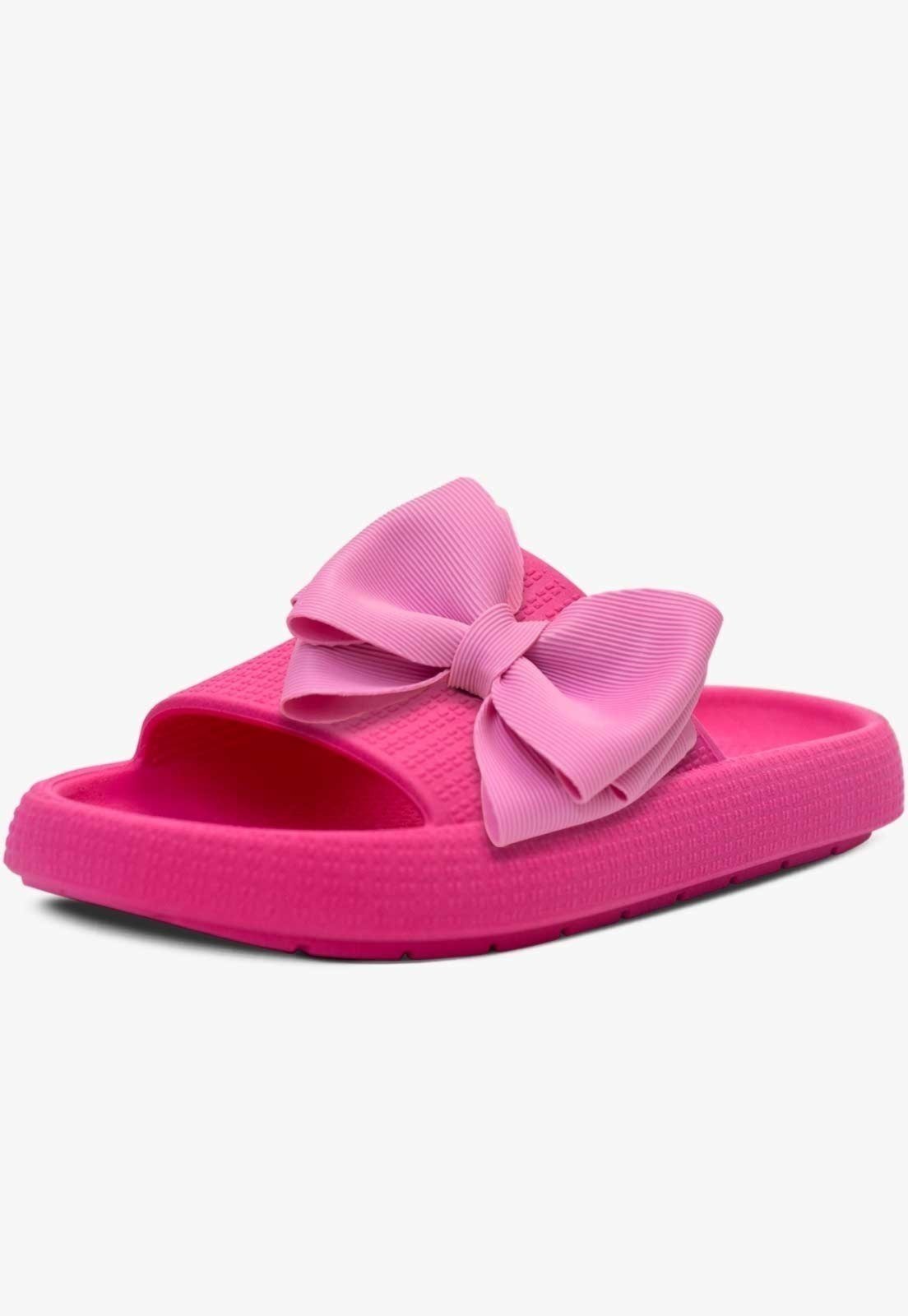 Infantil – Chinelo Nuvem Pópidi Feminina Menina Laço Pink