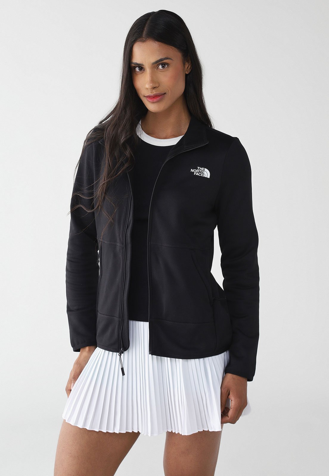 Blusa de Moletom Fechada The North Face Canyonlands Full Zip Preta