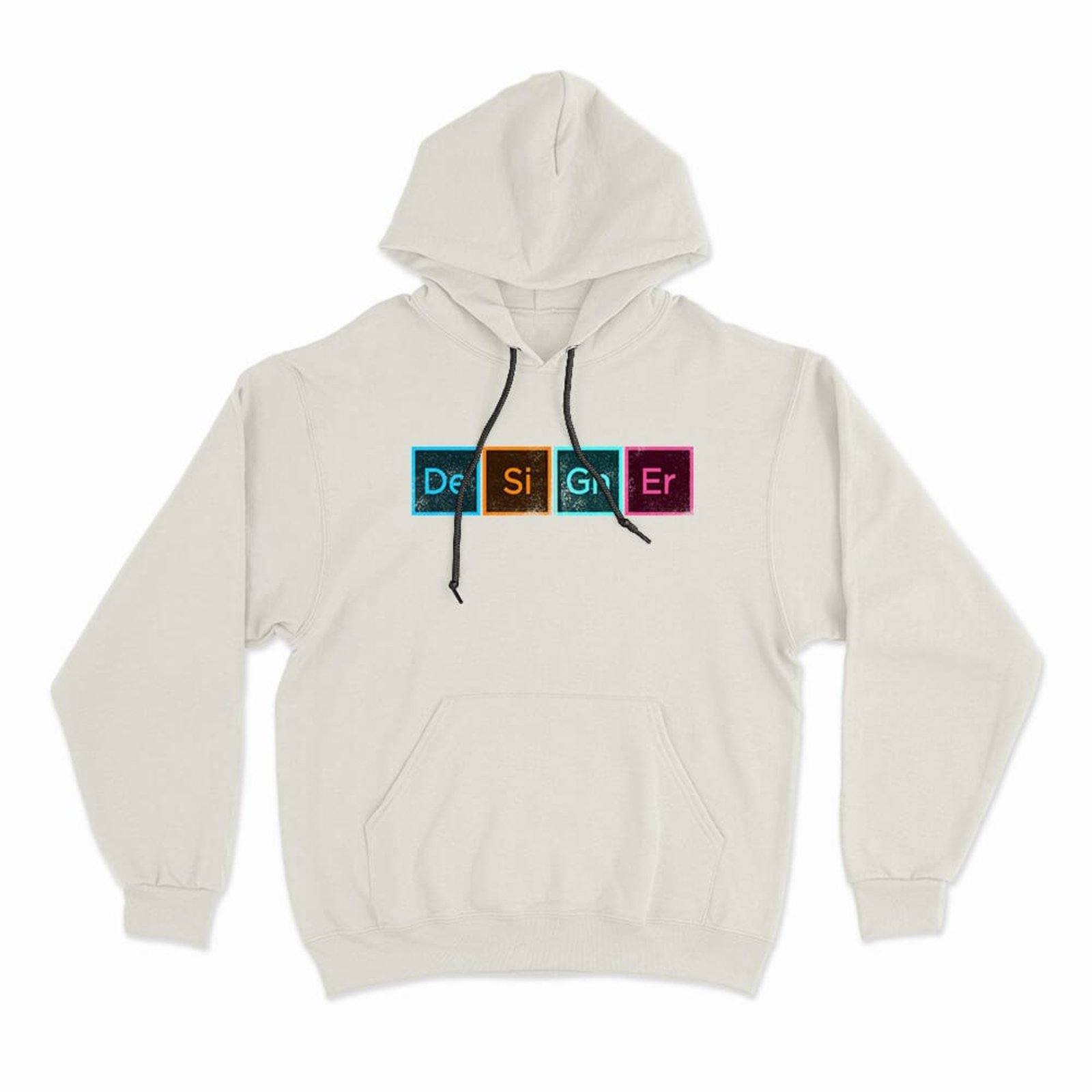 Moletom Com Capuz Designer - Off White - Casual - Studio Geek